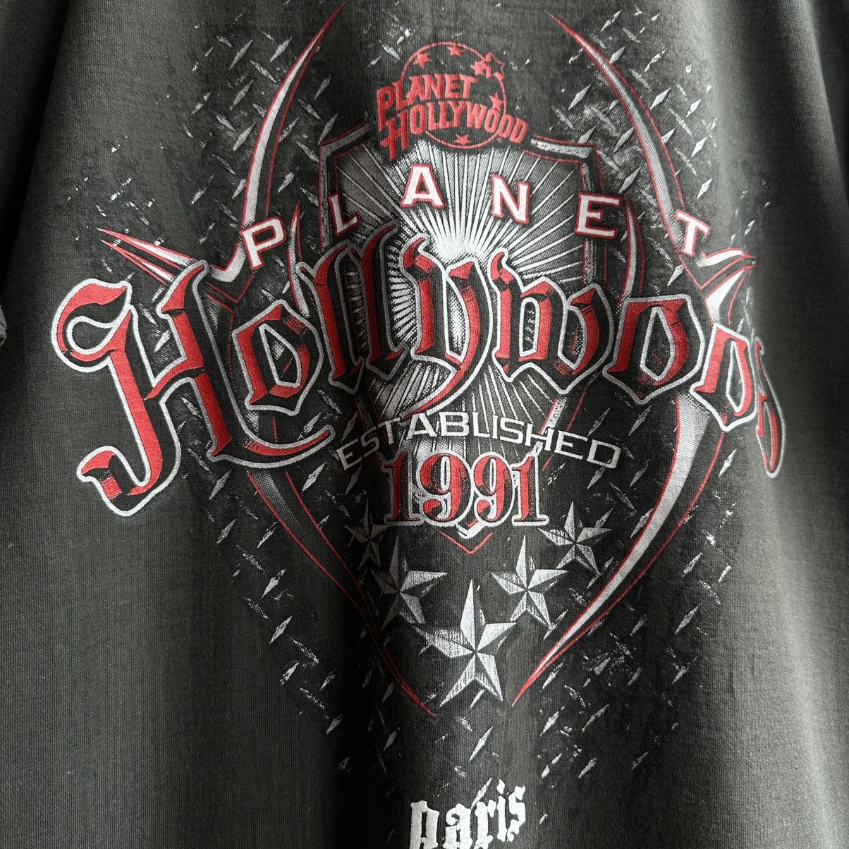 Planet Hollywood × Vintage VINTAGE PLANET HOLLYWOOD PARIS TEE Size US L / EU 52-54 / 3 - 3 Thumbnail