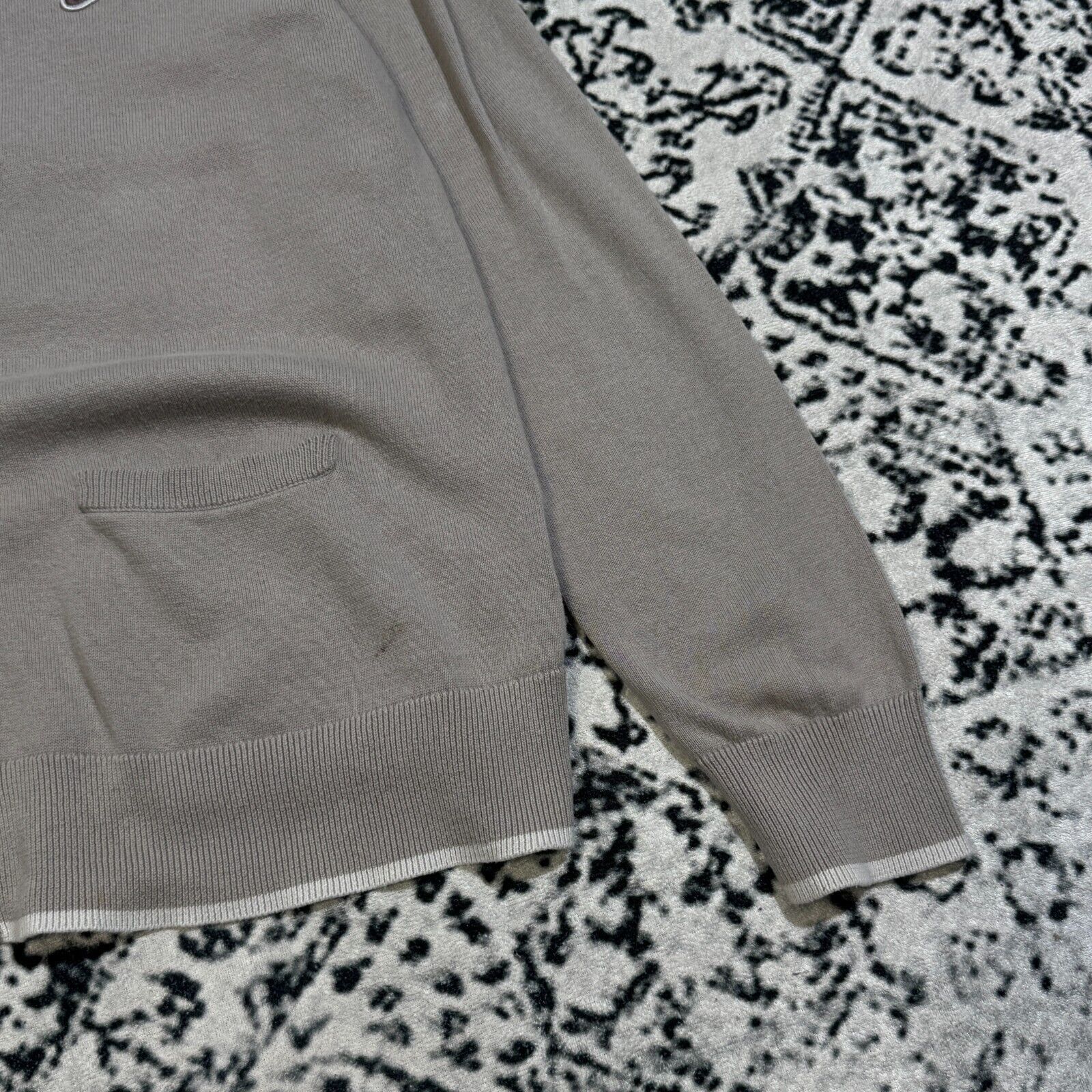 Nike × Vintage Vintage Nike Unisex Gray Cotton Sweater Cardigan Size L Size US L / EU 52-54 / 3 - 7 Thumbnail