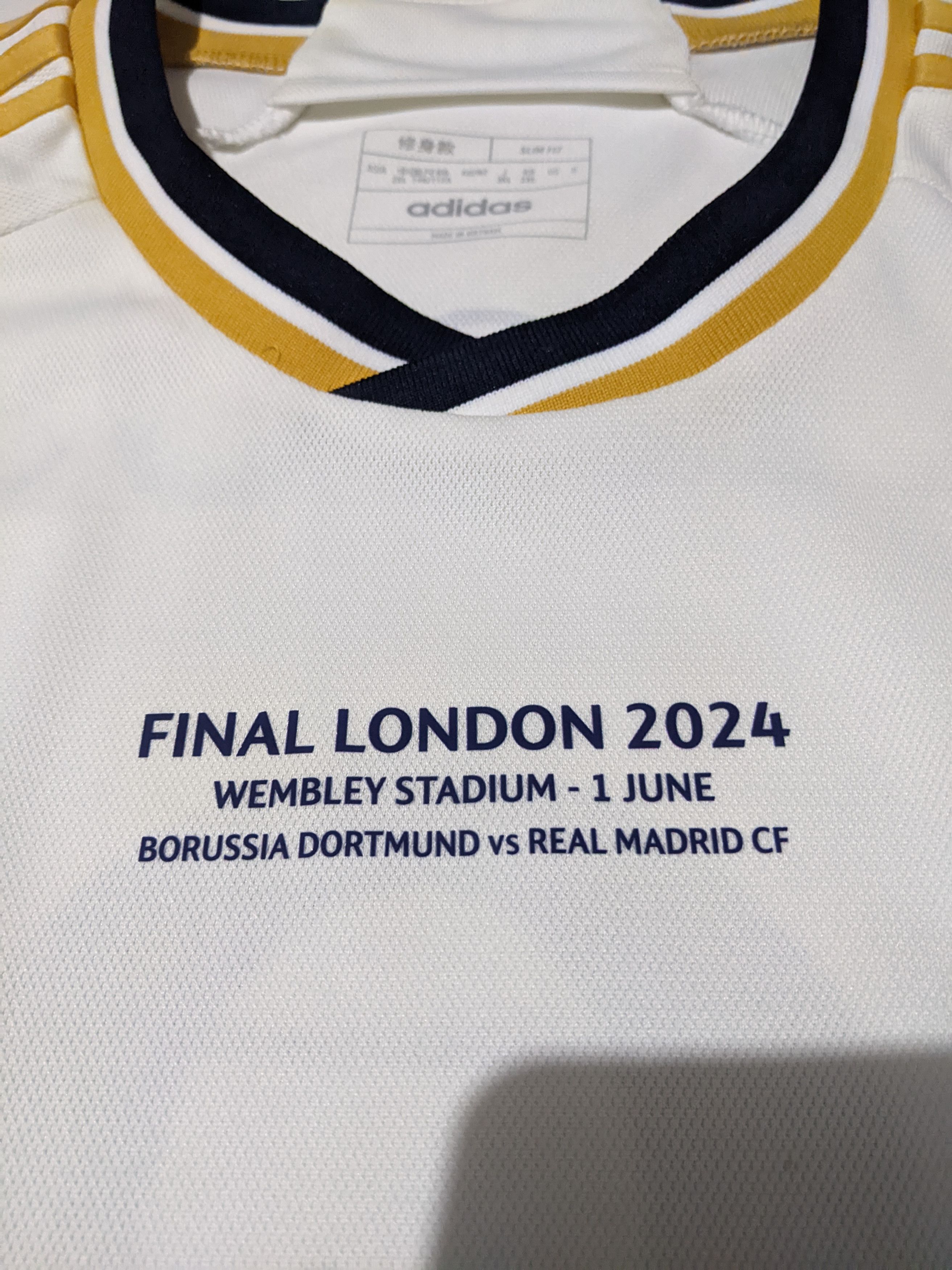 Adidas Real Madrid Final London 2024 Home Jersey Toni Kroos 8 Size US XL / EU 56 / 4 - 10 Thumbnail