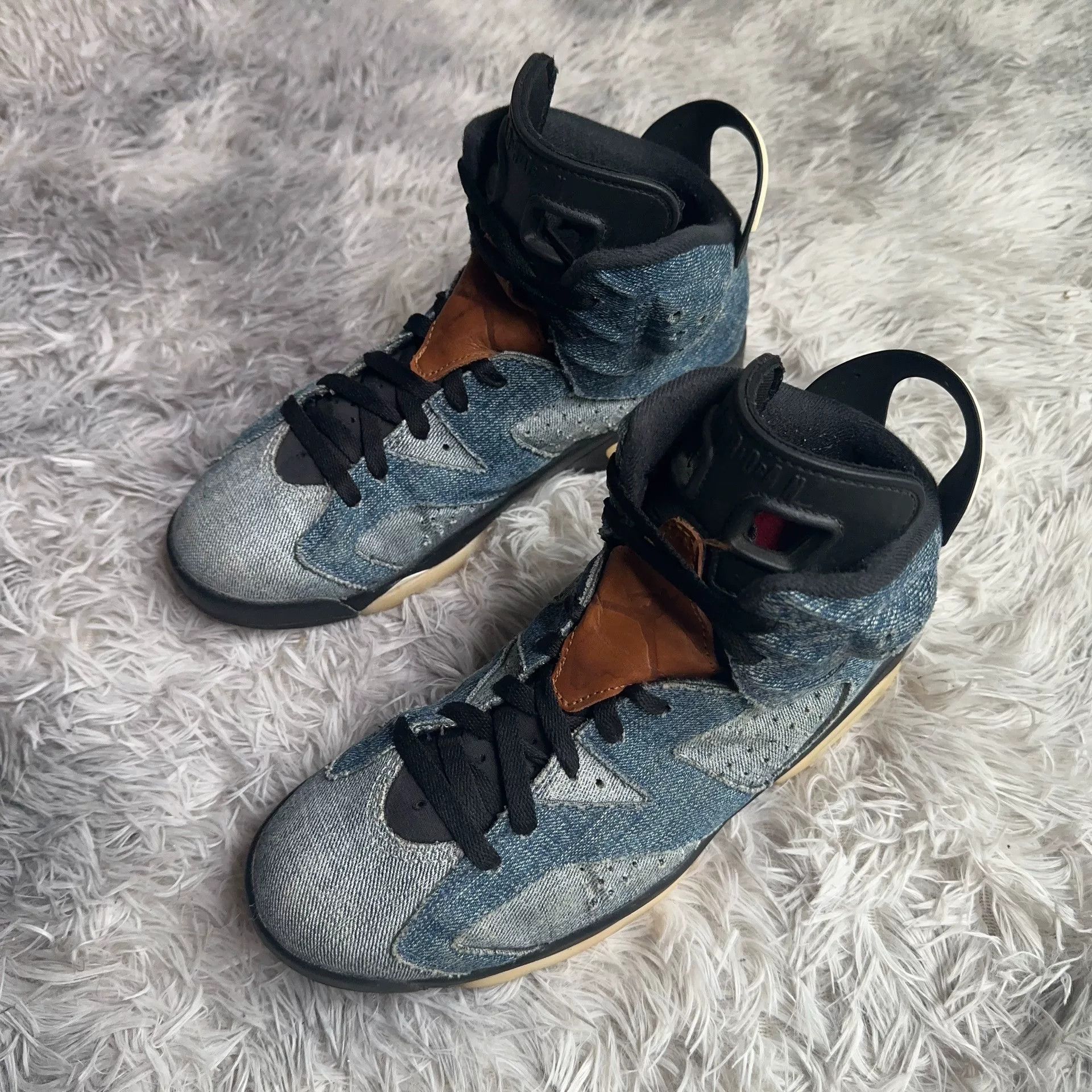 Nike Nike Leather Denim Lowtop Sneakers 42 Men Size US 9 / EU 42 - 1 Thumbnail