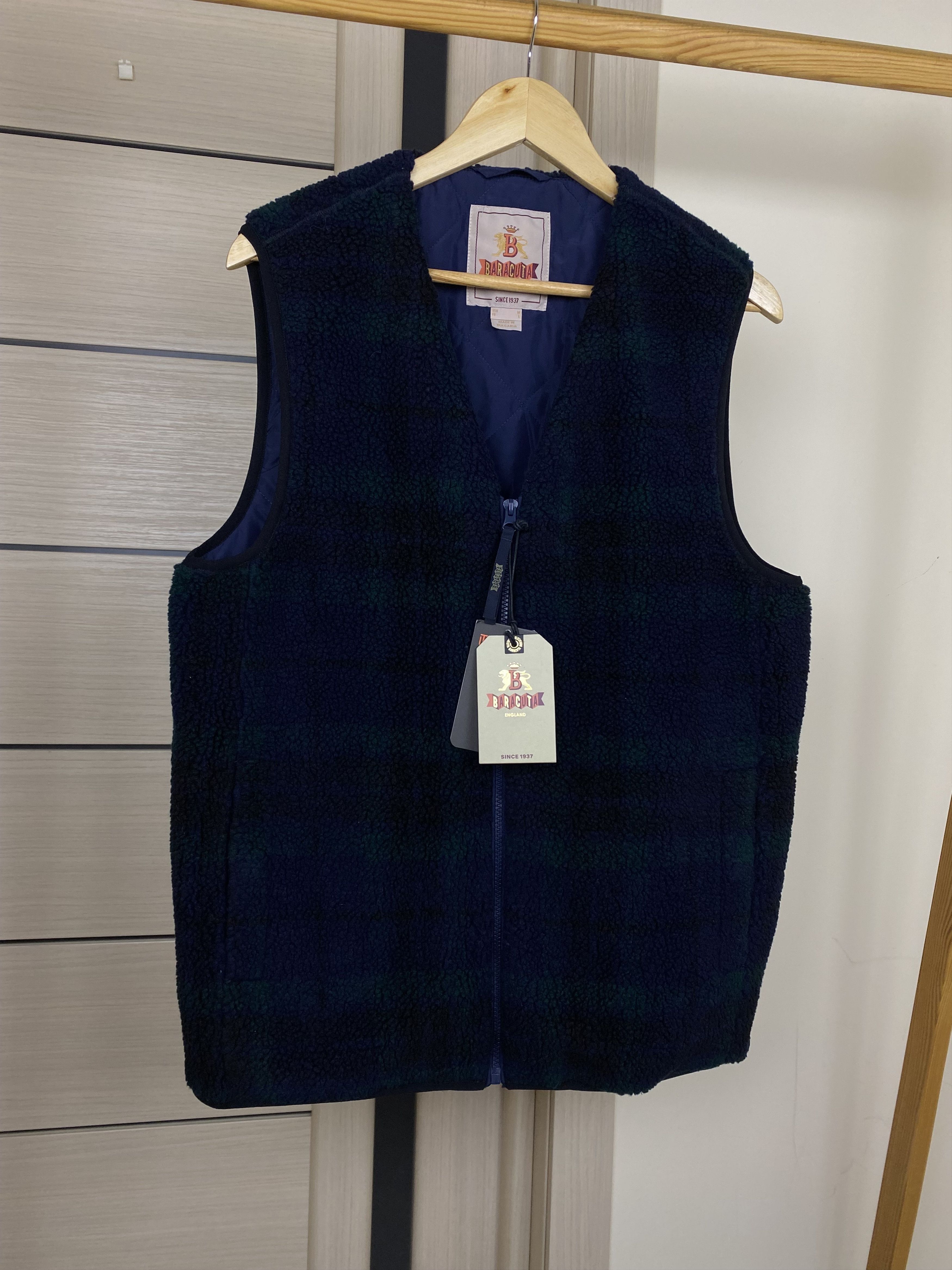Baracuta BARACUTA SAMPLE CURLY FLEECE LINER VEST BLACKWATCH size L Size US L / EU 52-54 / 3 - 3 Thumbnail