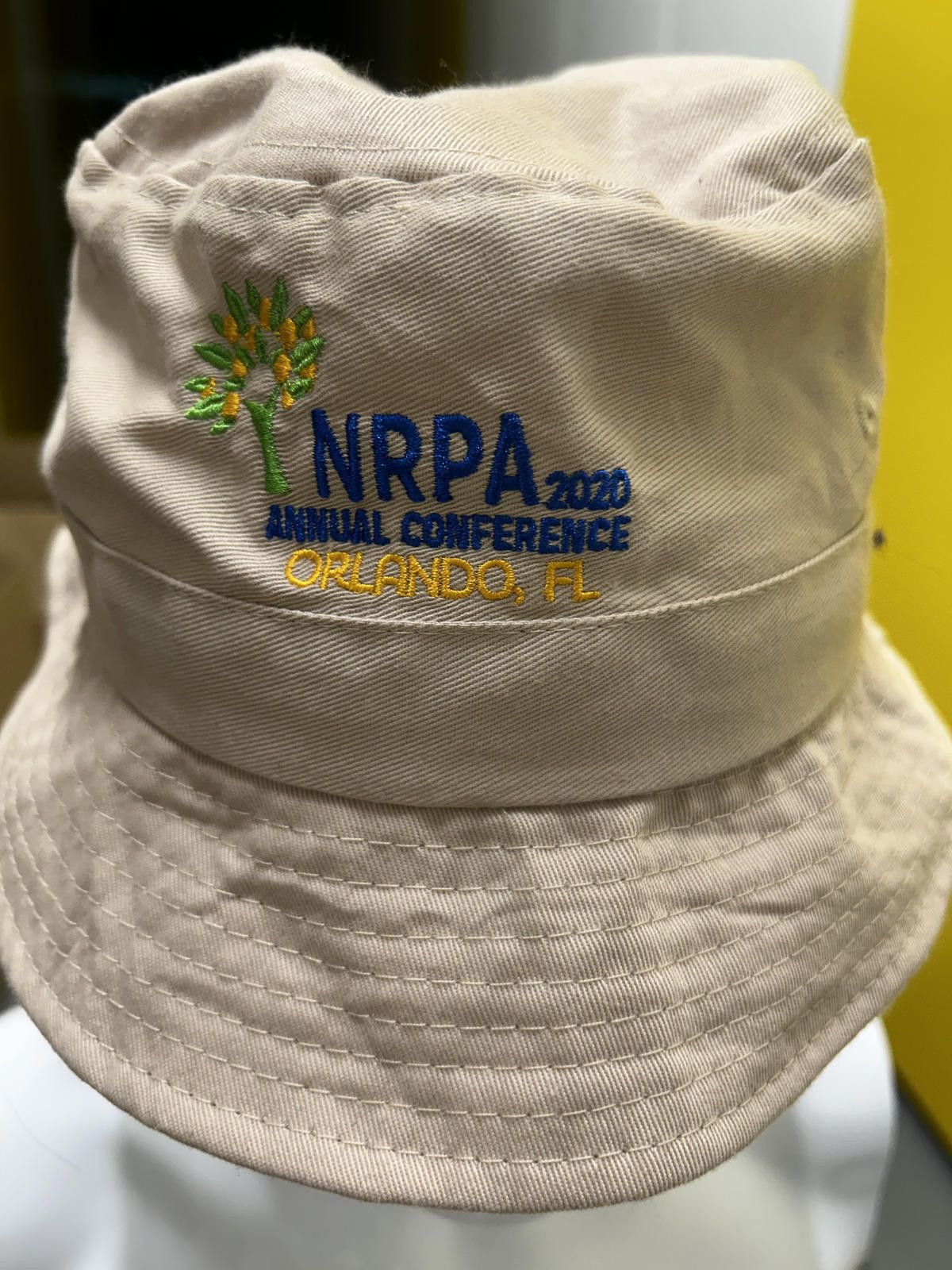 Designer NRPA 2020 Annual Conference Bucket Hat - Beige Size ONE SIZE - 3 Thumbnail