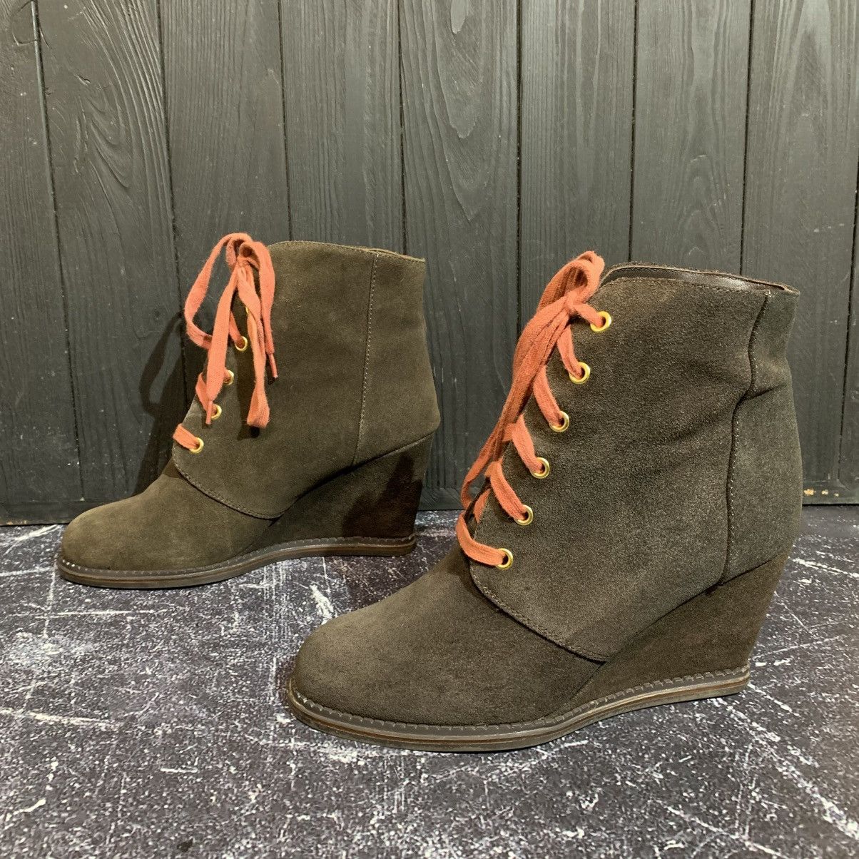 Kate Spade Kate Spade Suede Wedge Boots Size 9 US Size US 9 / IT 39 - 3 Thumbnail