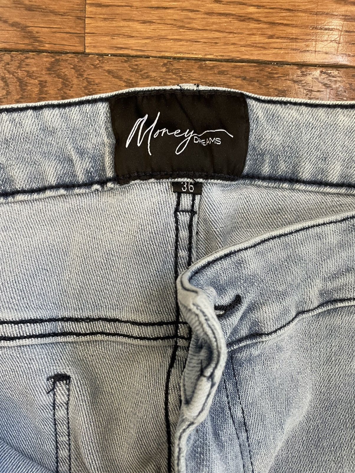 Other Men’s distress denim stacked jeans Size US 36 / EU 52 - 3 Thumbnail