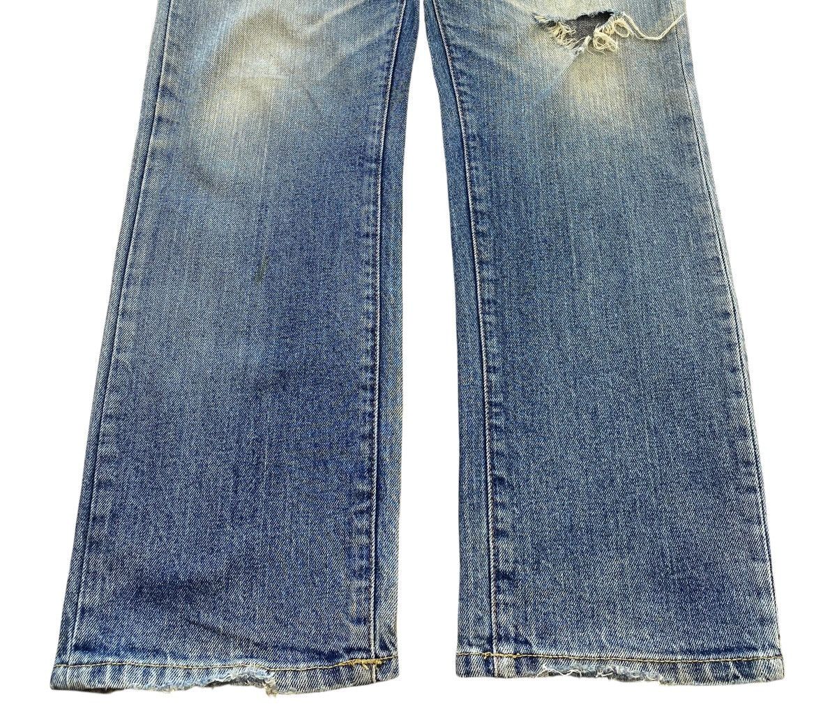 Japanese Brand Japanese Brand Faded Wash Ripped Style Straight Leg Jeans Size US 30 / EU 46 - 5 Thumbnail