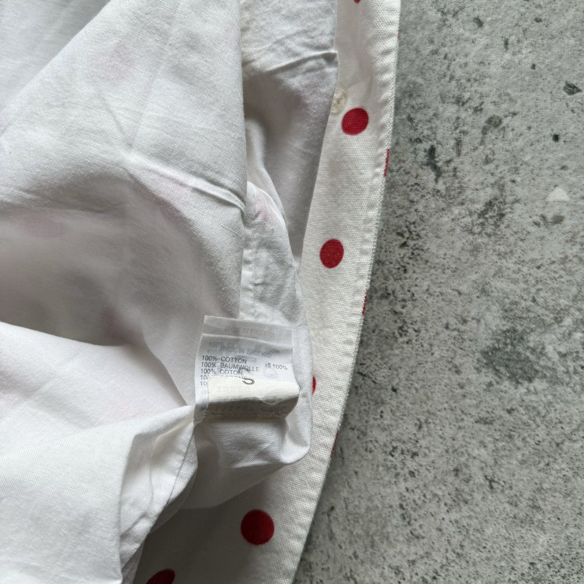 Aquascutum Aquascutum London Womens White Red Polka Dot Coat Jacket Size L / US 10 / IT 46 - 8 Thumbnail