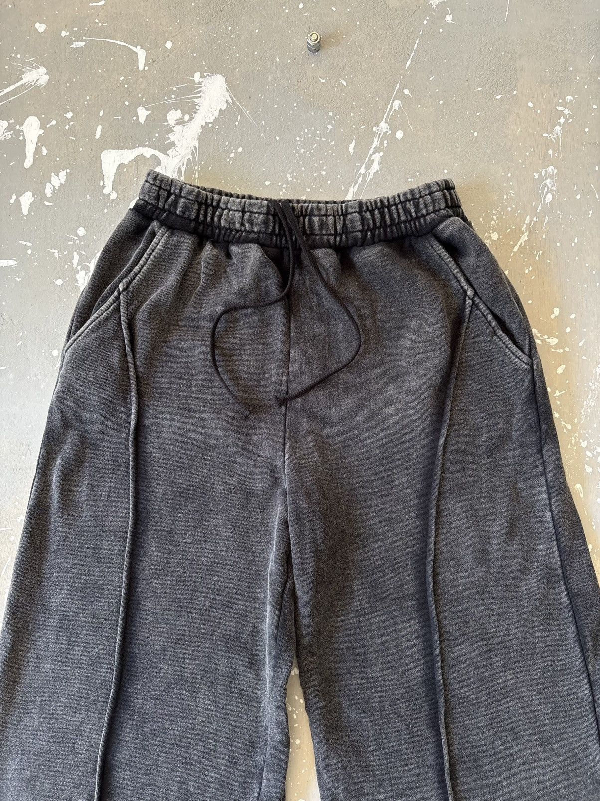 Japanese Brand Jeanasis Y2k Faded Washed Sweatpants LGB If Six Was Nine Size US 30 / EU 46 - 4 Thumbnail
