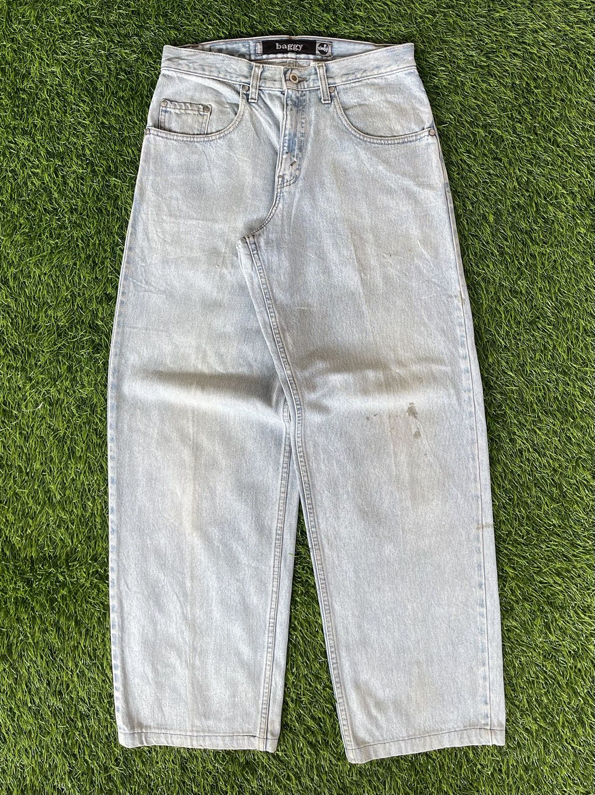 Levi's Vintage’90s🔥LEVI’S SILVERTAB🔥WASHED Denim BAGGY JEANS Size US 31 - 1 Thumbnail