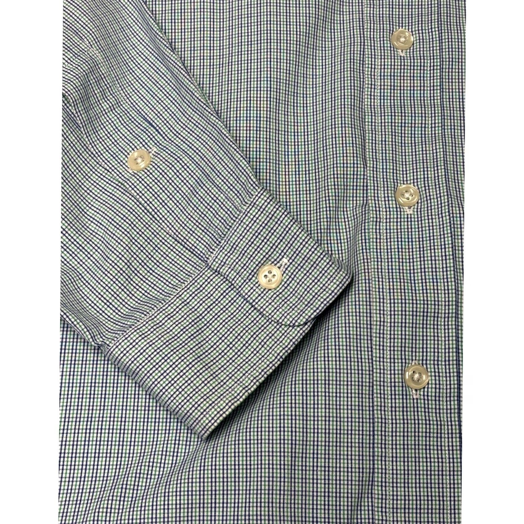 Polo Ralph Lauren Polo Ralph Lauren Gingham Button-Down Shirt Long Sleeve Classic Fit Blue L Mens Shirt Size US L / EU 52-54 / 3 - 3 Thumbnail