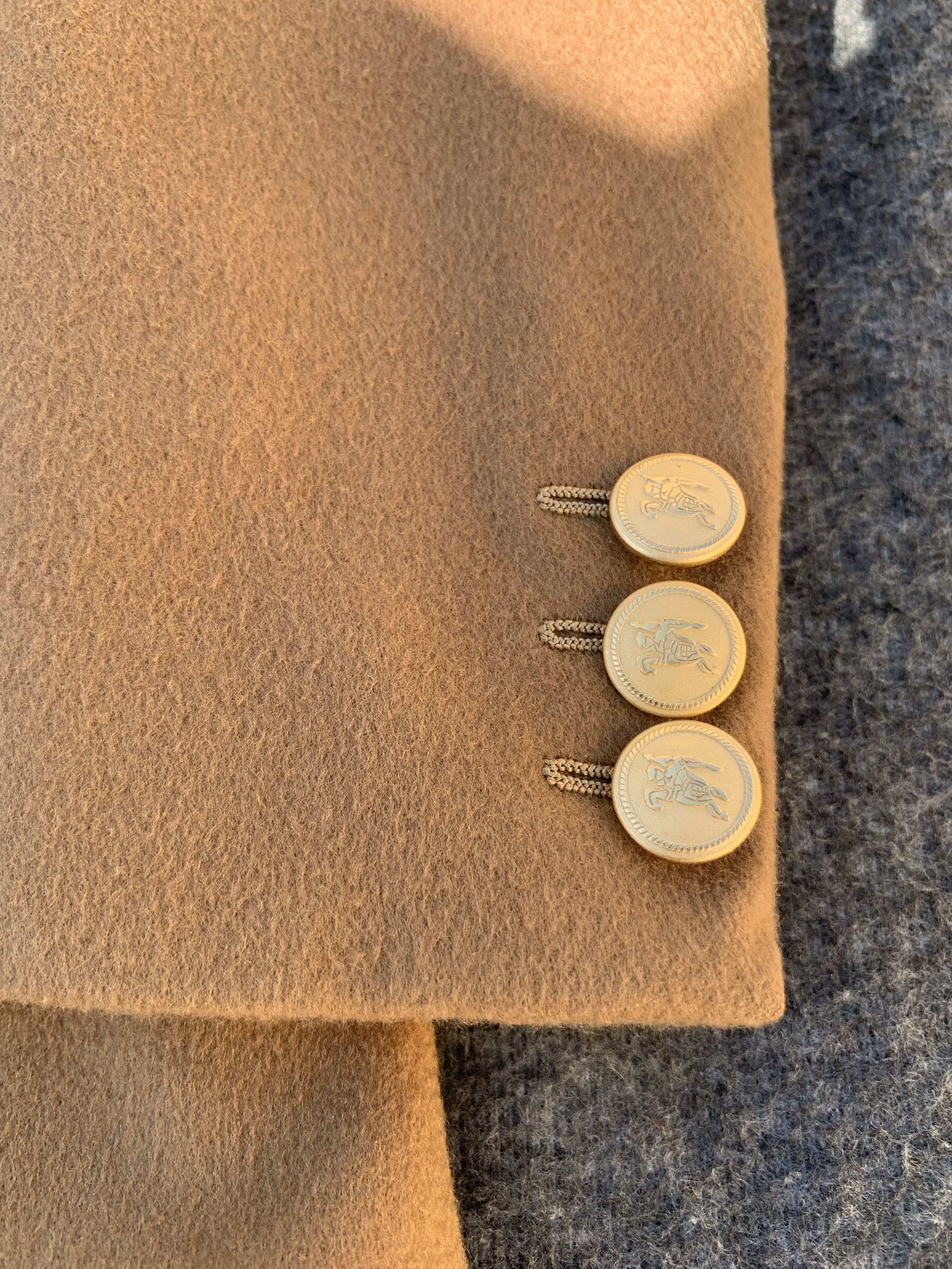 Burberry Vintage Burberry Blazer – 100% Virgin Wool – Camel – IT52 Size 52R - 7 Thumbnail