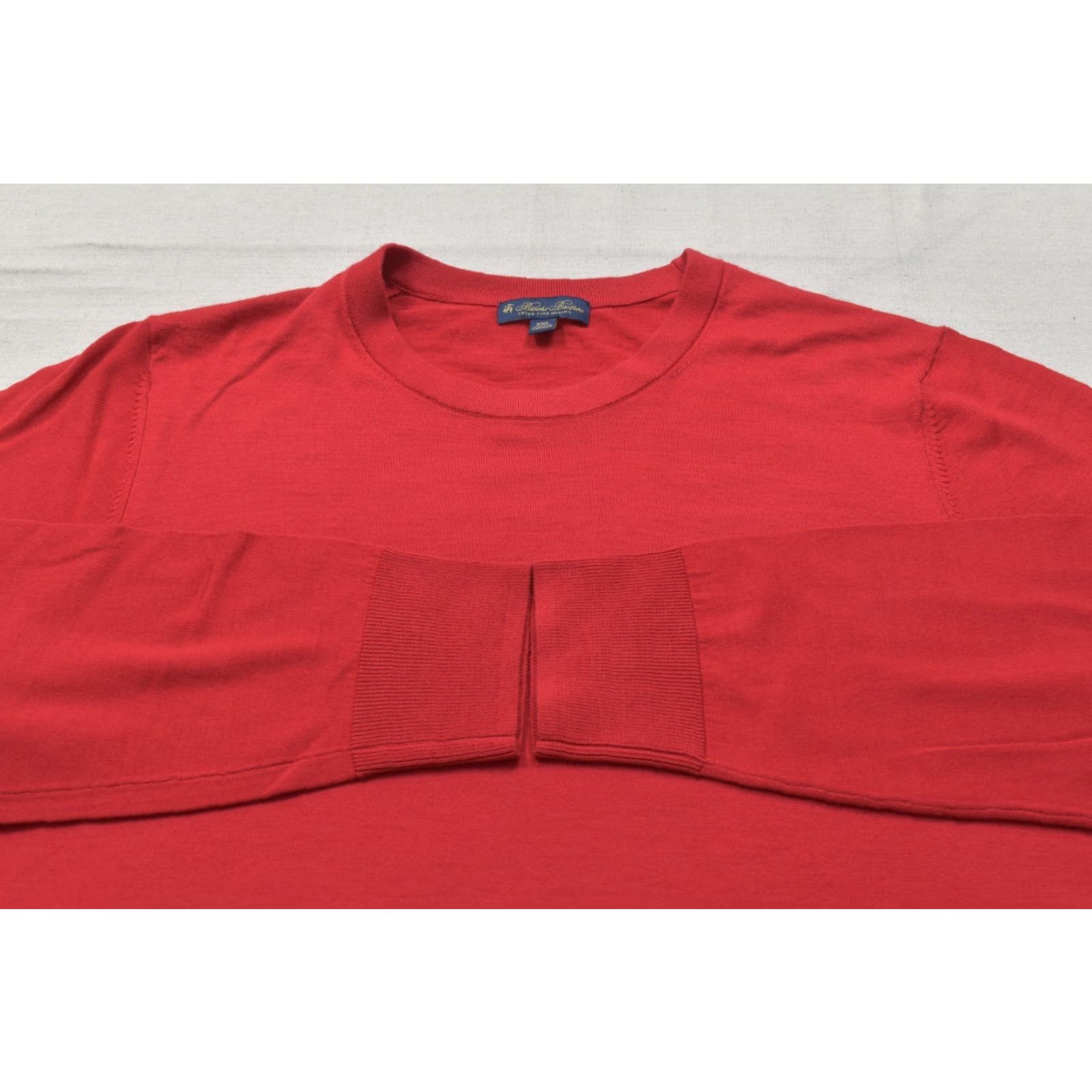 Brooks Brothers Brooks Brothers Extra Fine Merino Wool Crewneck Pullover Sweater Red 2XL Mens Knit Shirt Size US XXL / EU 58 / 5 - 6 Thumbnail