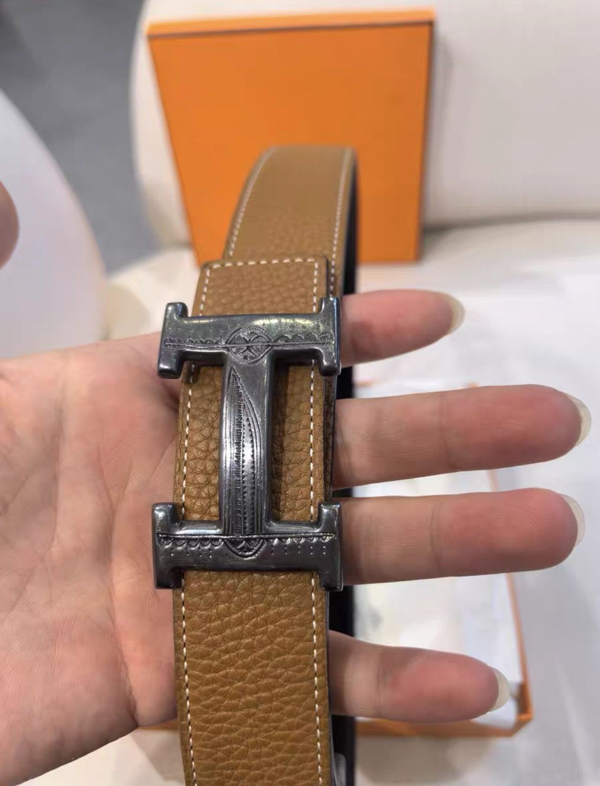 Hermes Hermès vintage limited-edition belt J38 Size ONE SIZE - 3 Thumbnail