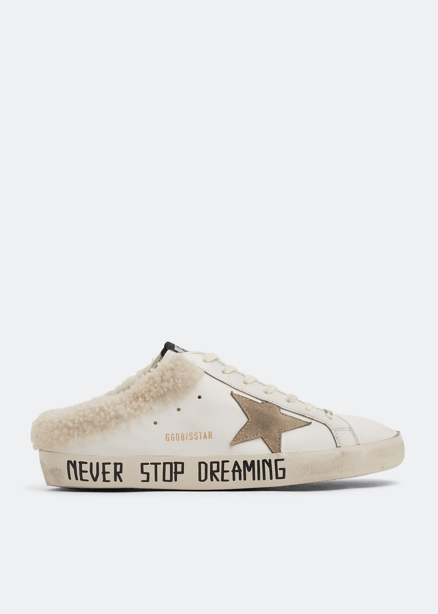 Golden Goose o1w1db10425 Super-Star Slip-On Sneakers in Beige Size US 10 / EU 43 - 1 Thumbnail