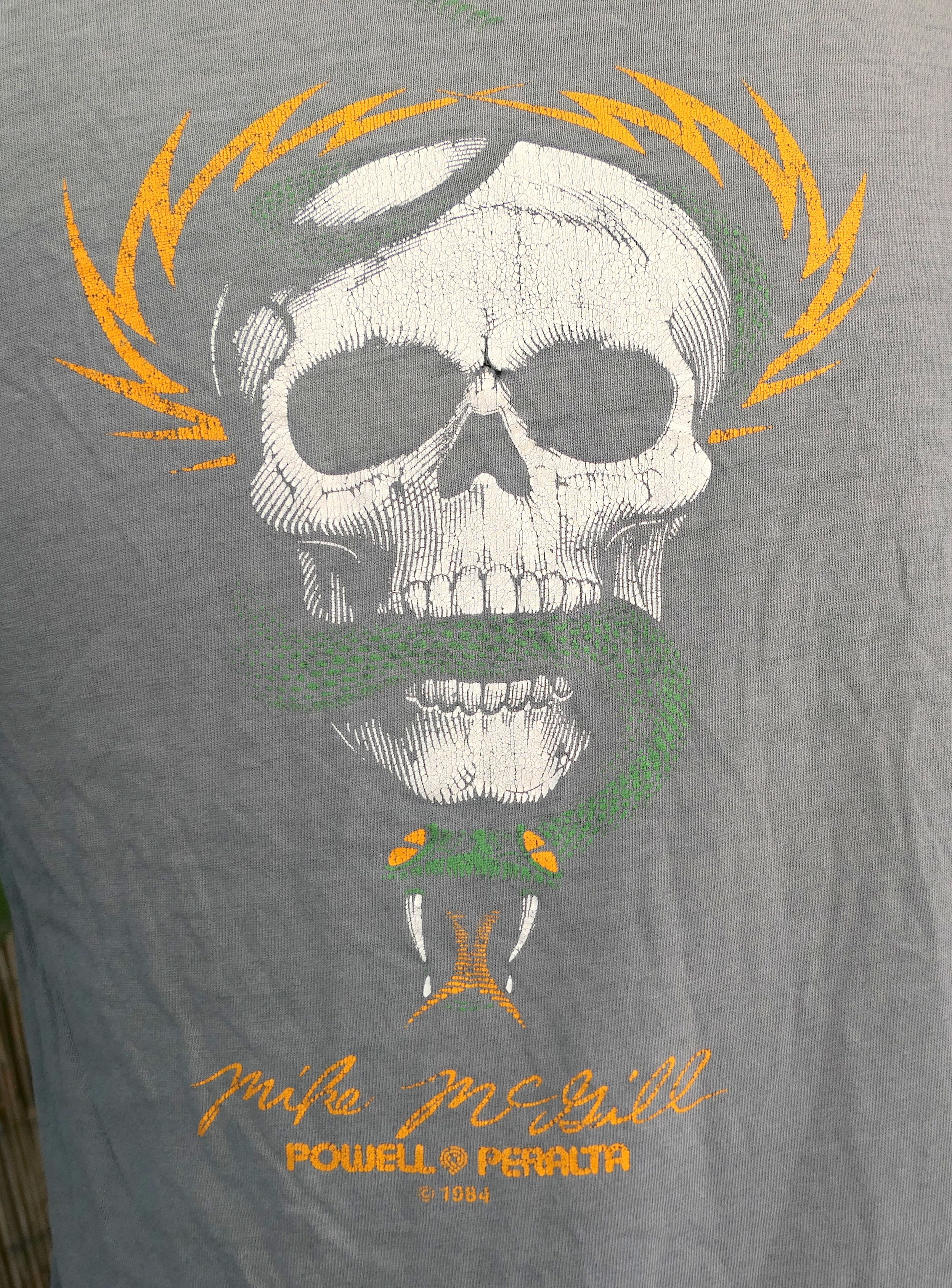 Vintage 80's Vintage 1984 Mike McGill Powell Peralta T Shirt M Size US M / EU 48-50 / 2 - 3 Thumbnail