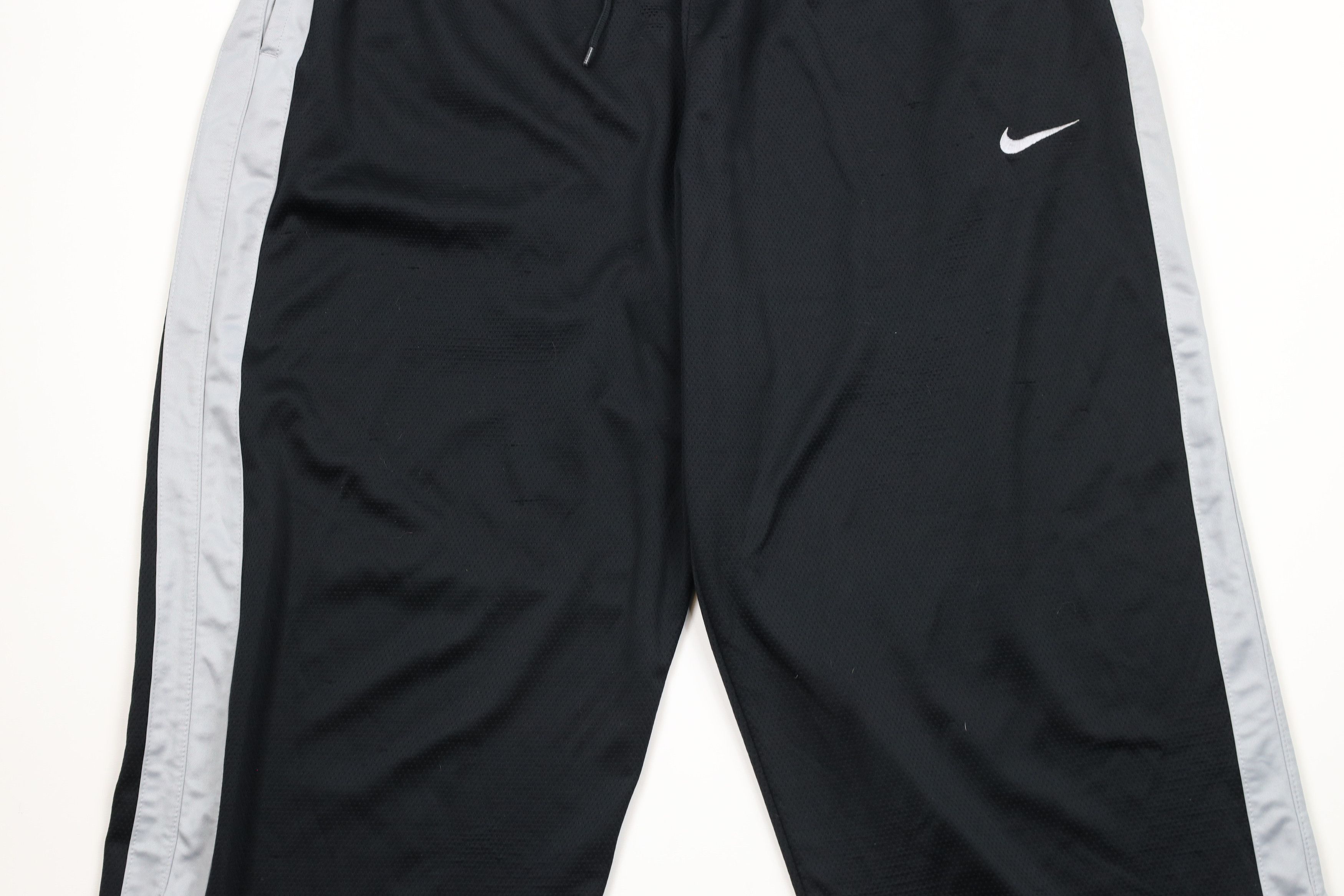 Nike × Vintage Vintage Nike Scott Mini Swoosh Wide Leg Sweatpants Black Size 40 - 3 Thumbnail