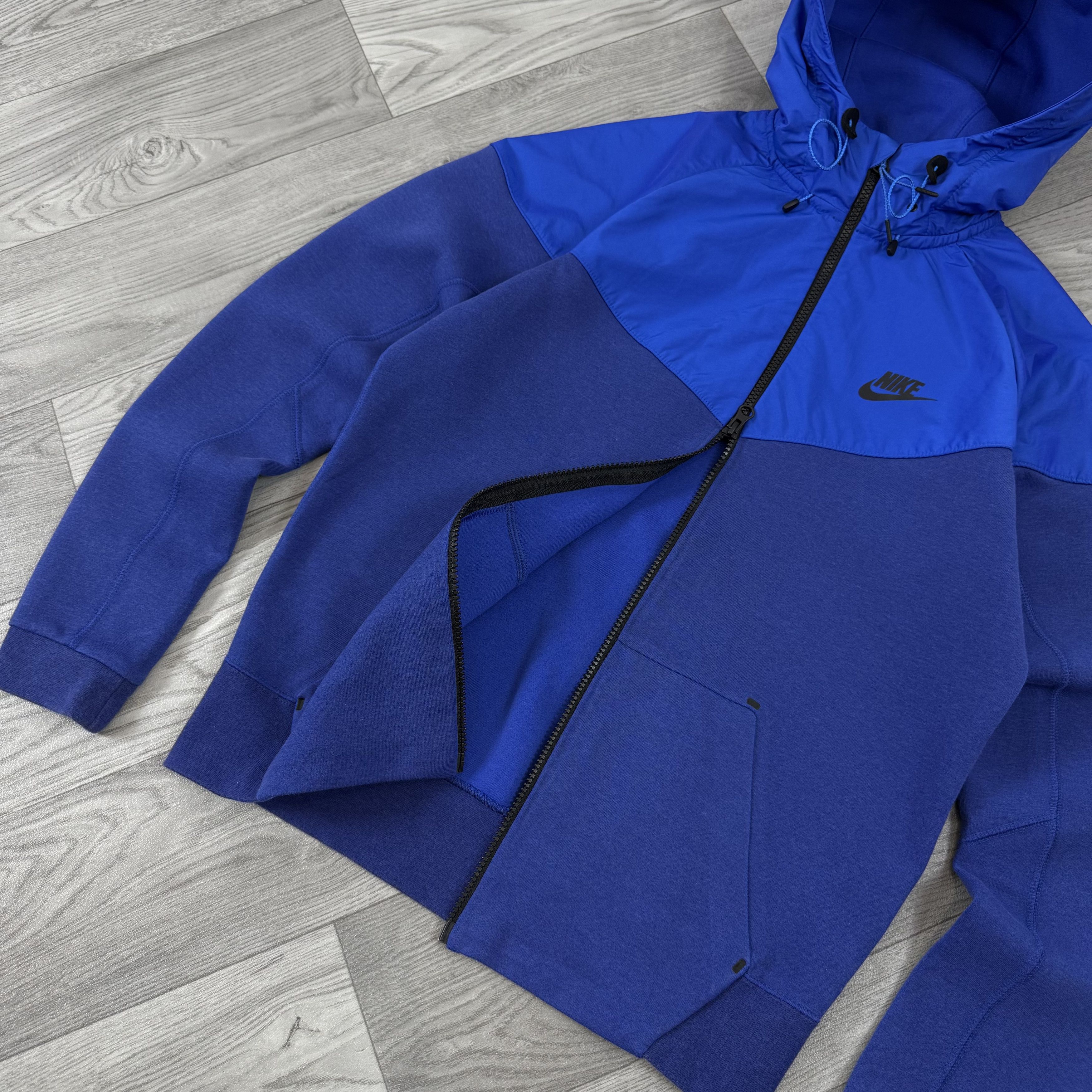 Nike Nike Tech Fleece Blue Zip Hoodie Hooded Track Jacket Size US S / EU 44-46 / 1 - 5 Thumbnail