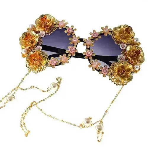 Electric Visual Super Baroque Retro Sunglasses Women Size ONE SIZE - 4 Thumbnail