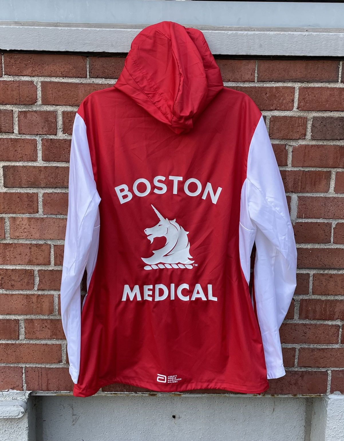 Adidas 2022 Boston Marathon Medical Adidas Windbreaker Size US L / EU 52-54 / 3 - 6 Thumbnail