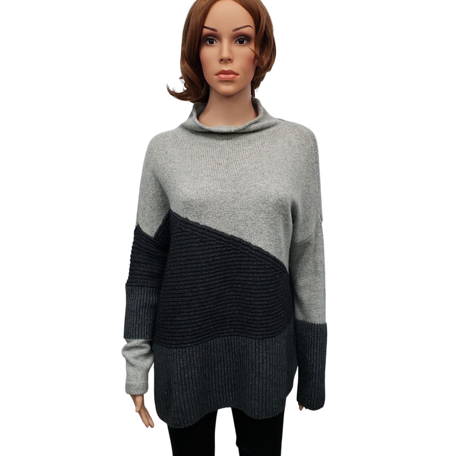 French Connection French Connection Patchwork Mock Neck Sweater Wool blend M Size M / US 6-8 / IT 42-44 - 7 Thumbnail