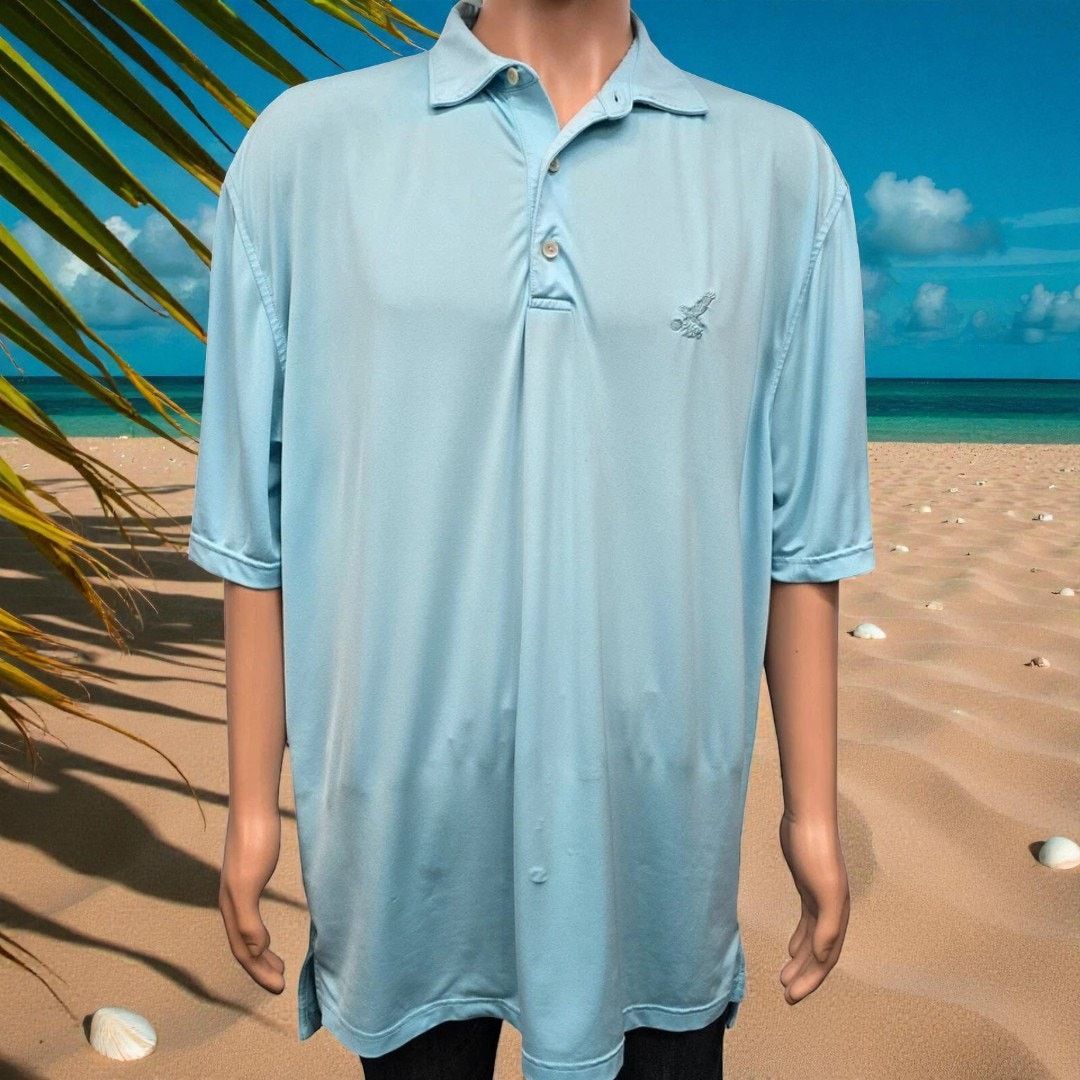 Peter Millar PETER MILLAR Summer Comfort Golf Polo Performance Eagle 1896 Size US L / EU 52-54 / 3 - 2 Thumbnail