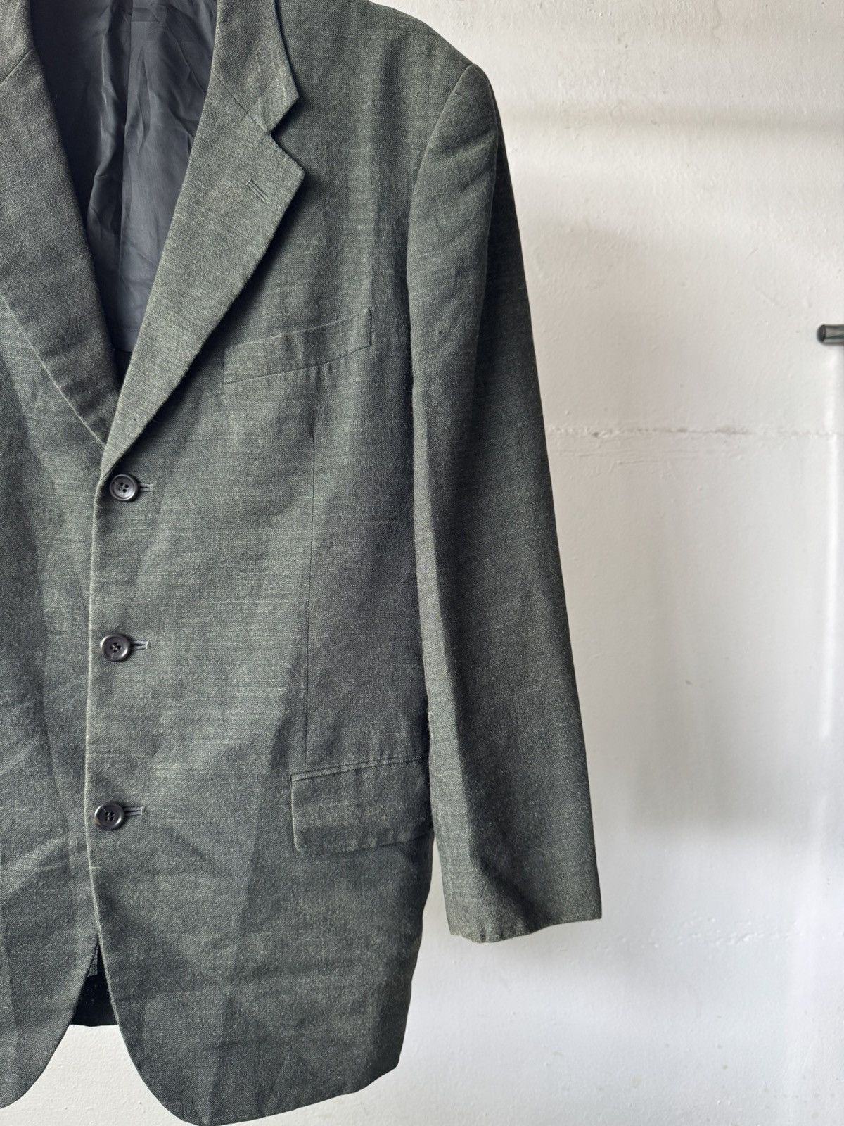 Issey Miyake Issey Miyake Design Studio Cupra Lining Wool Blazer Size US M / EU 48-50 / 2 - 4 Thumbnail