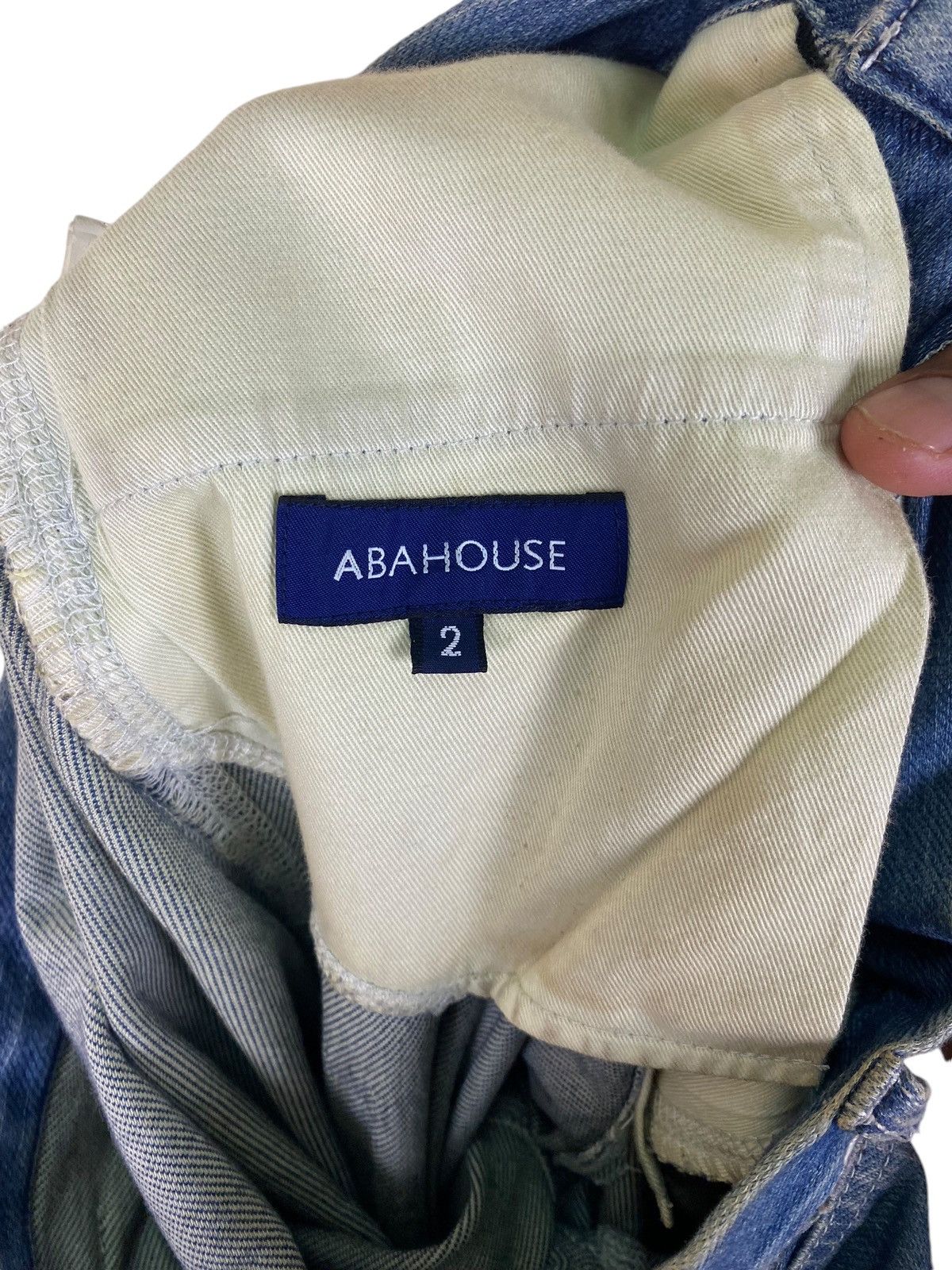 ABAHOUSE Japanese Brand Abahouse Stretchable Single Pocket Denim Size US 33 - 15 Thumbnail