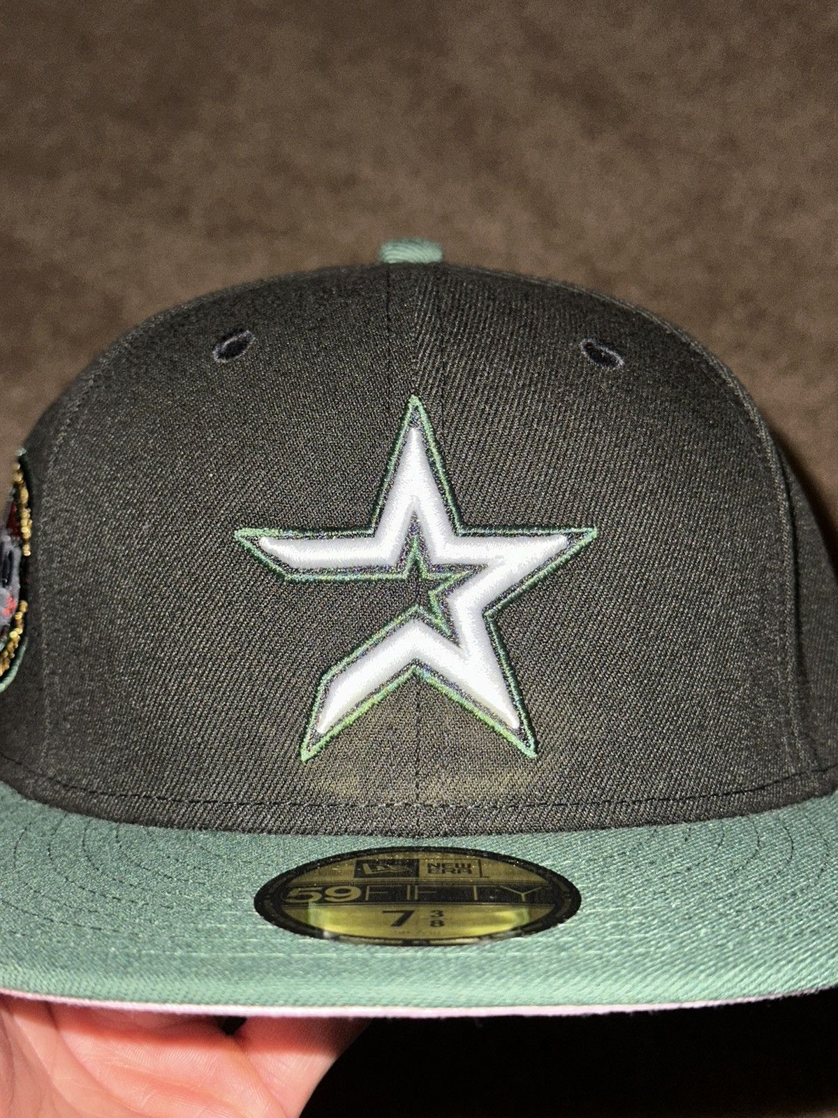 New Era HAT CLUB Houston Astros Pinky 40th Anniv. Patch Size 7 3/8 Size ONE SIZE - 3 Thumbnail