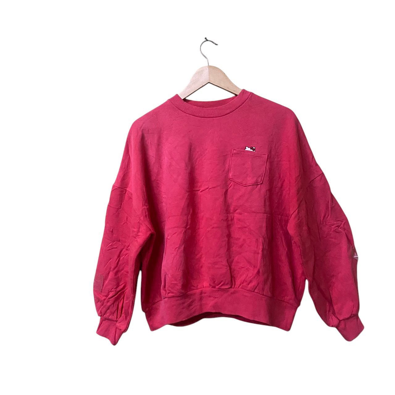 Cartoon Network × GU Hello kitty sweatshirt hot pink color XL sizes Size XL / US 12-14 / IT 48-50 - 1 Thumbnail