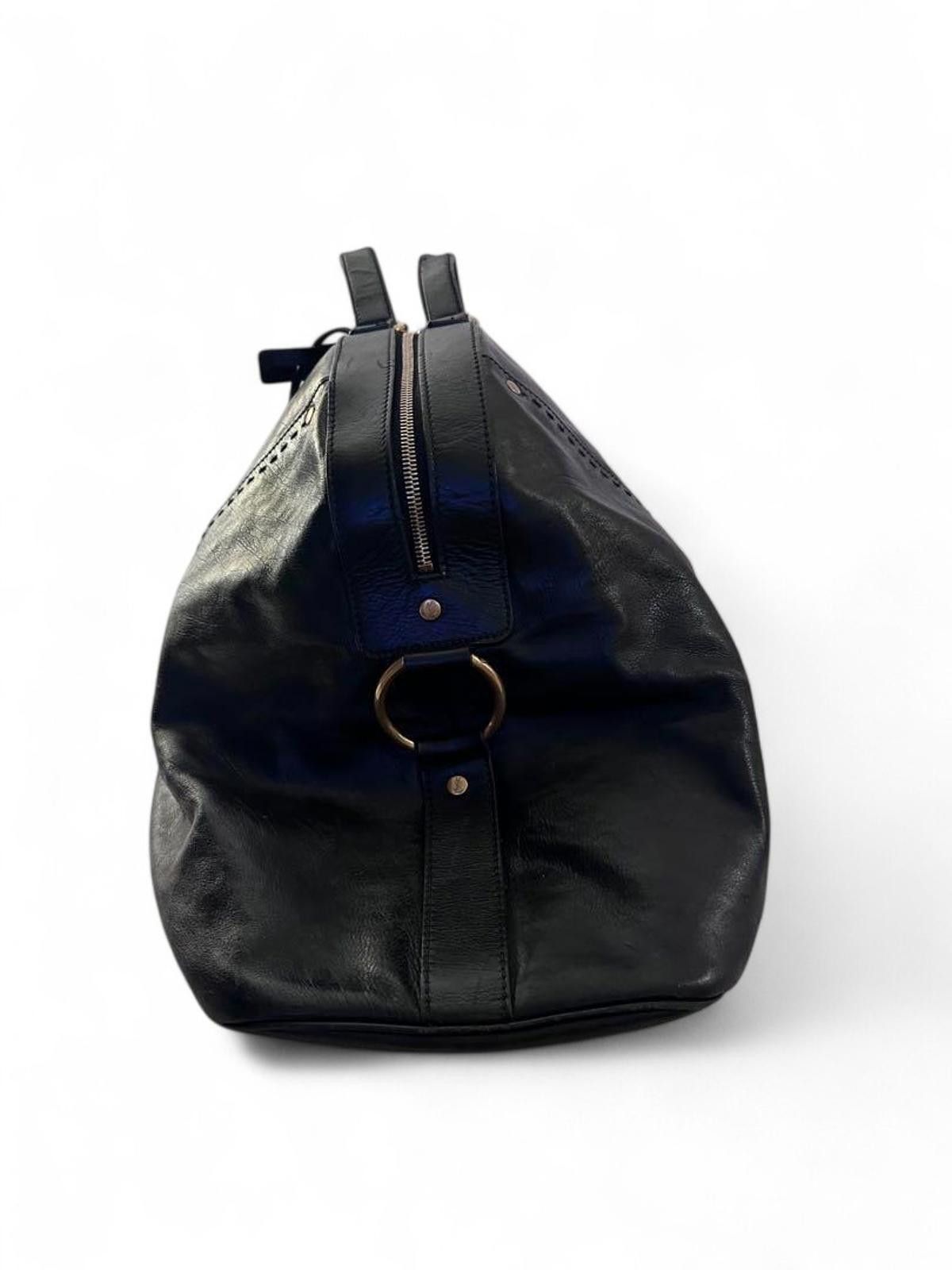 Yves Saint Laurent Yves Saint Laurent - Black Leather Handbag Size ONE SIZE - 3 Thumbnail
