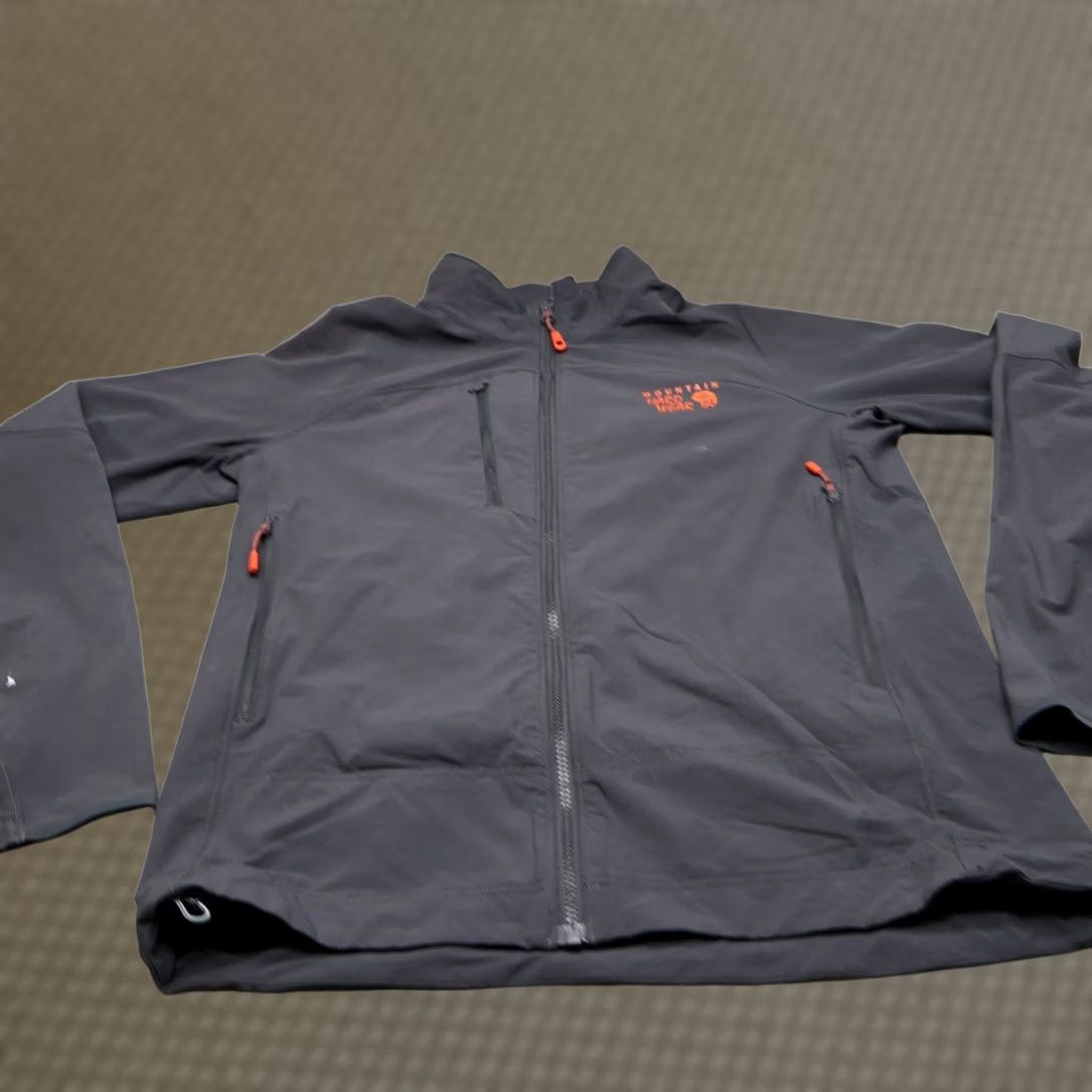 Mountain Hardwear Mountain Hardwear Jacket Mens Medium Grey Softshell Wind Rain Outdoor Hiking Size US M / EU 48-50 / 2 - 1 Thumbnail