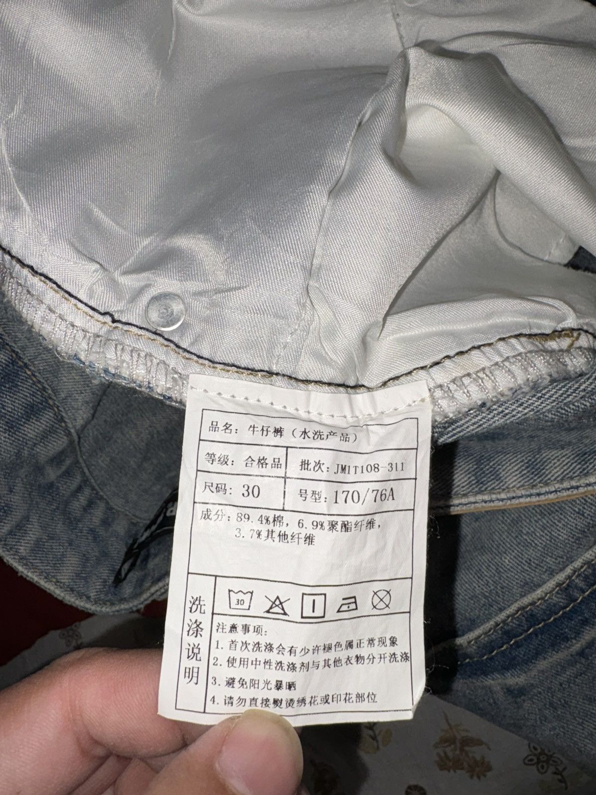 Japanese Brand Jeep Spirit Distressed Paint Splatter Jeans Y2K Streetwear Size US 30 / EU 46 - 7 Thumbnail