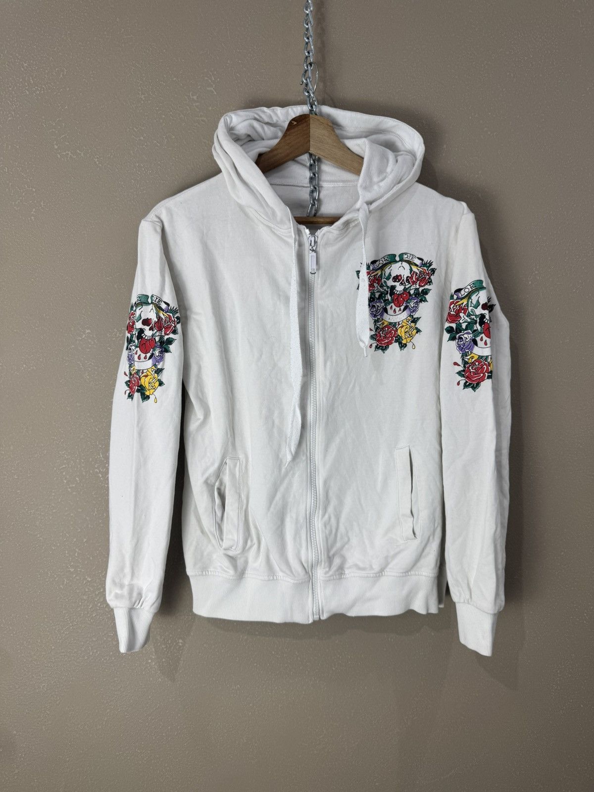 Ed Hardy Vintage Hoodie Full Zip Skull Kills ed hardy like Y2K Japan Size M / US 6-8 / IT 42-44 - 2 Thumbnail