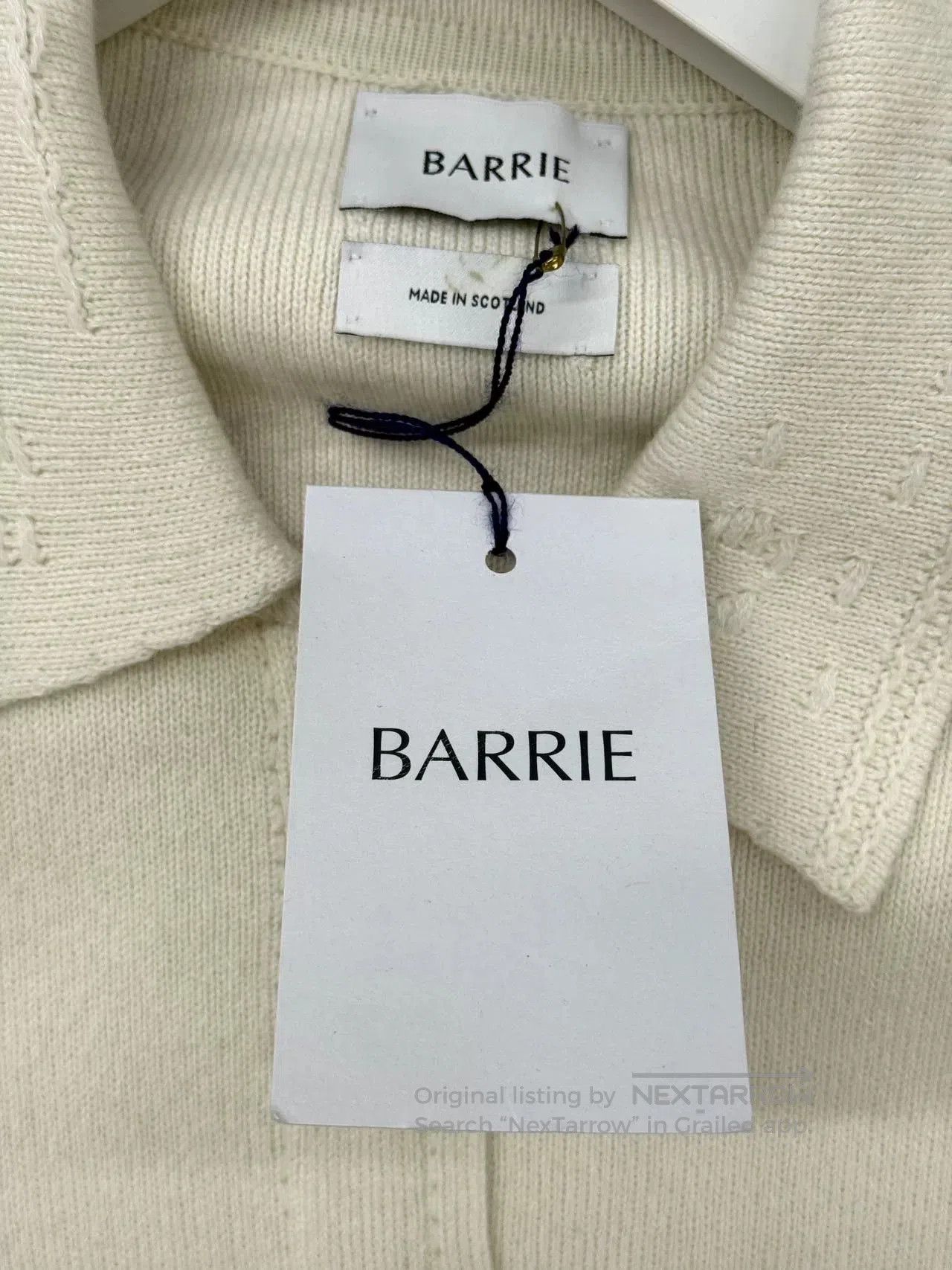 Barrie Barrie Neutral Cashmere Jacket Coat. Size XS / US 0-2 / IT 36-38 - 7 Thumbnail