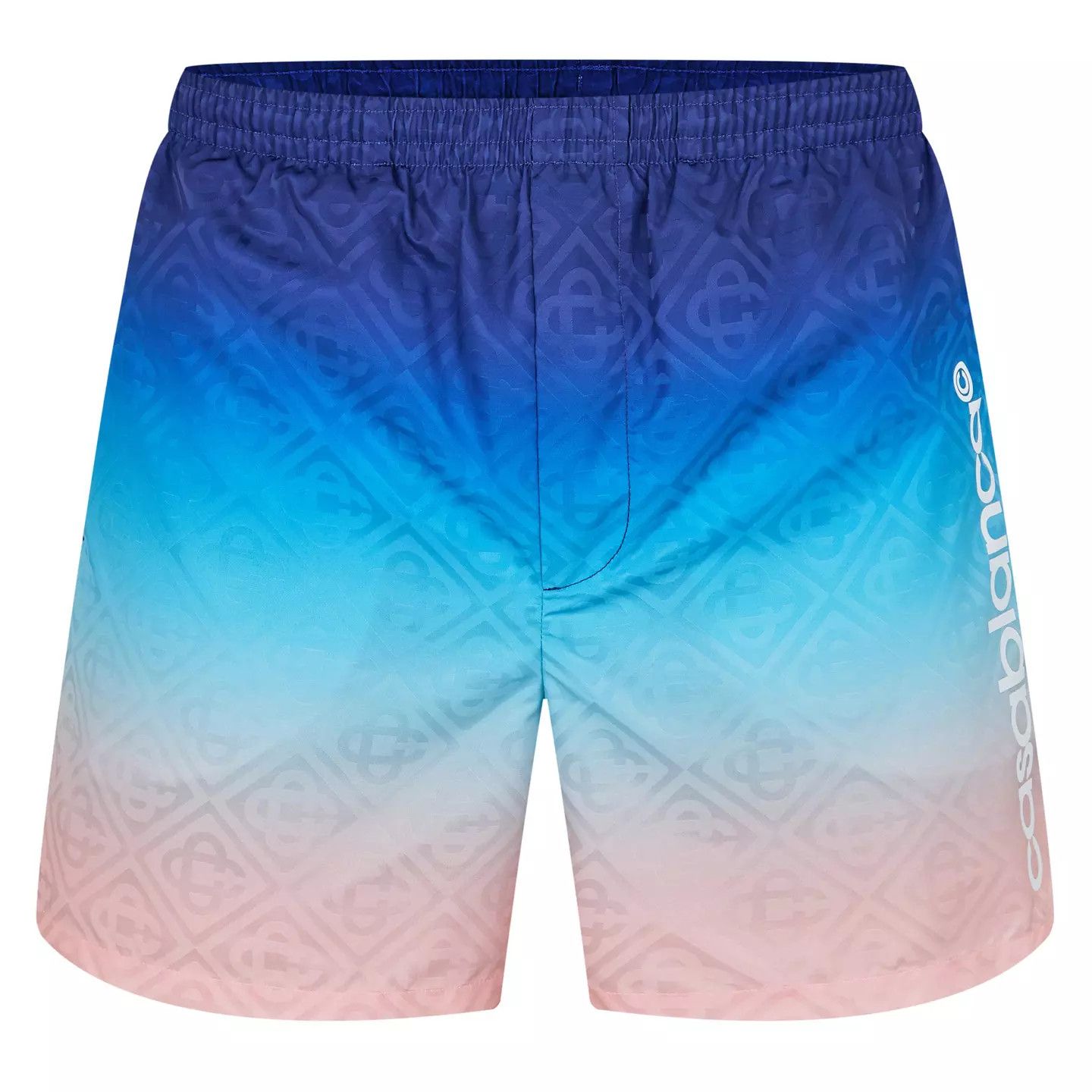 Casablanca o1g2r1mq0426 Monogram Logo Casablanca Swim Shorts Multicolor Size US 36 / EU 52 - 1 Thumbnail