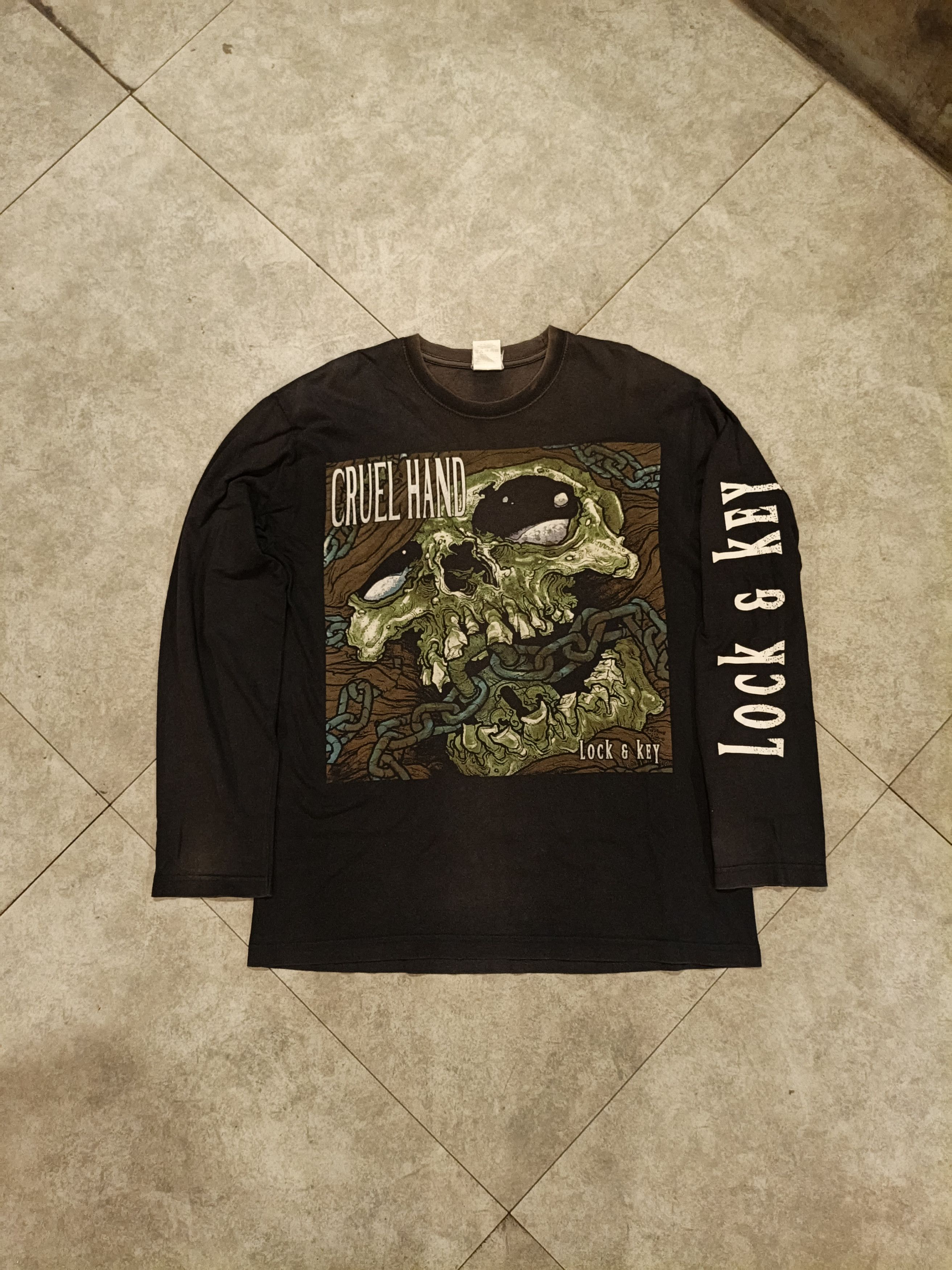 Band Tees Vintage Cruel Hand Lock & Key Long Sleeve Hardcore Band Tee Size US L / EU 52-54 / 3 - 1 Thumbnail