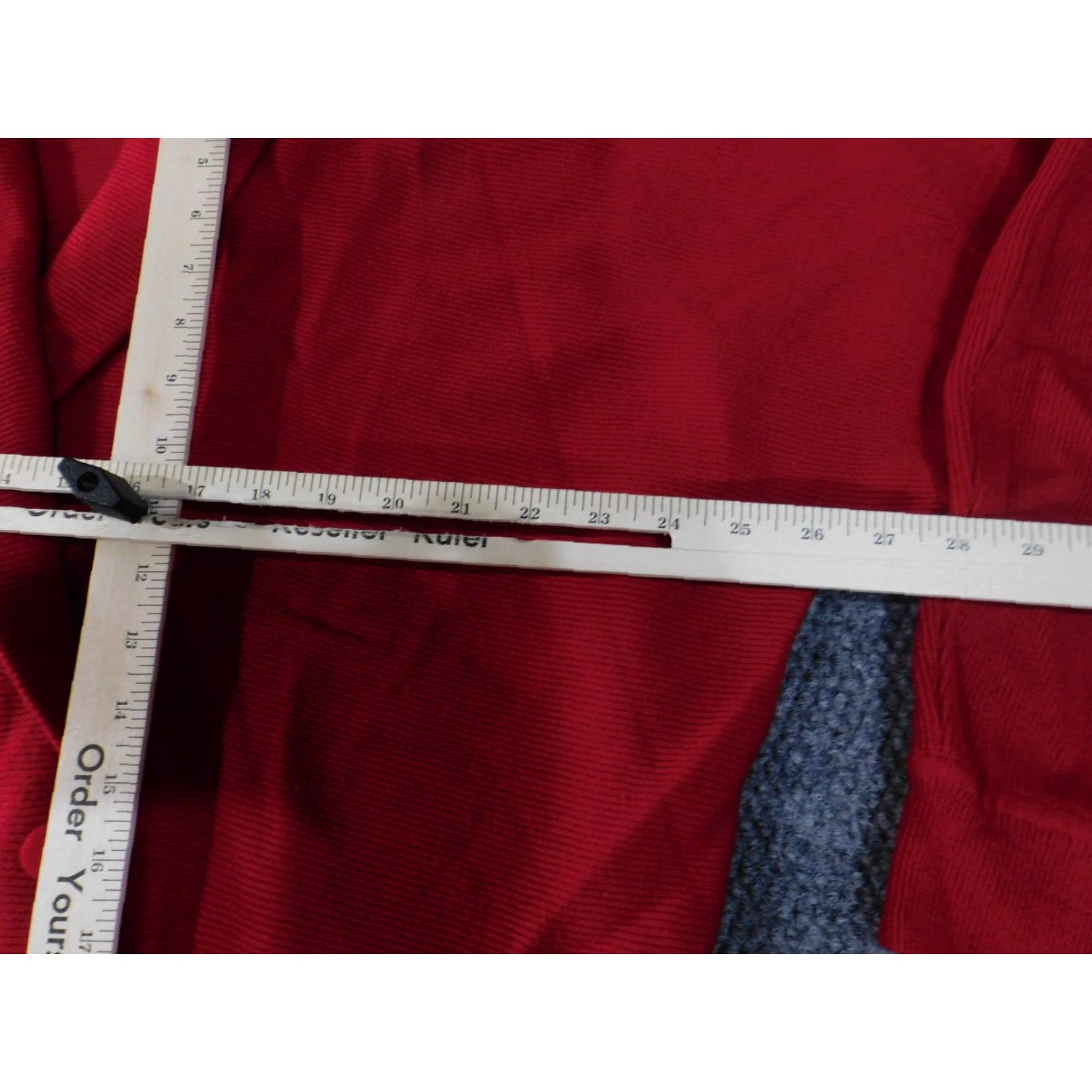 Jones New York Jones New York Sweater Cardigan Women's 3X Red Knit Wool Acrylic Rib Button V-Neck Long Sleeve Plus Size Classic Casual Winter Fall Spring 3X Womens Size XXL / US 16-18 / IT 52-54 - 7 Thumbnail