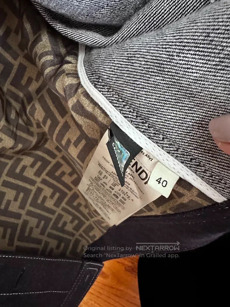 Fendi Fendi Trendy denim jacket Size US XXS / EU 40 - 4 Thumbnail