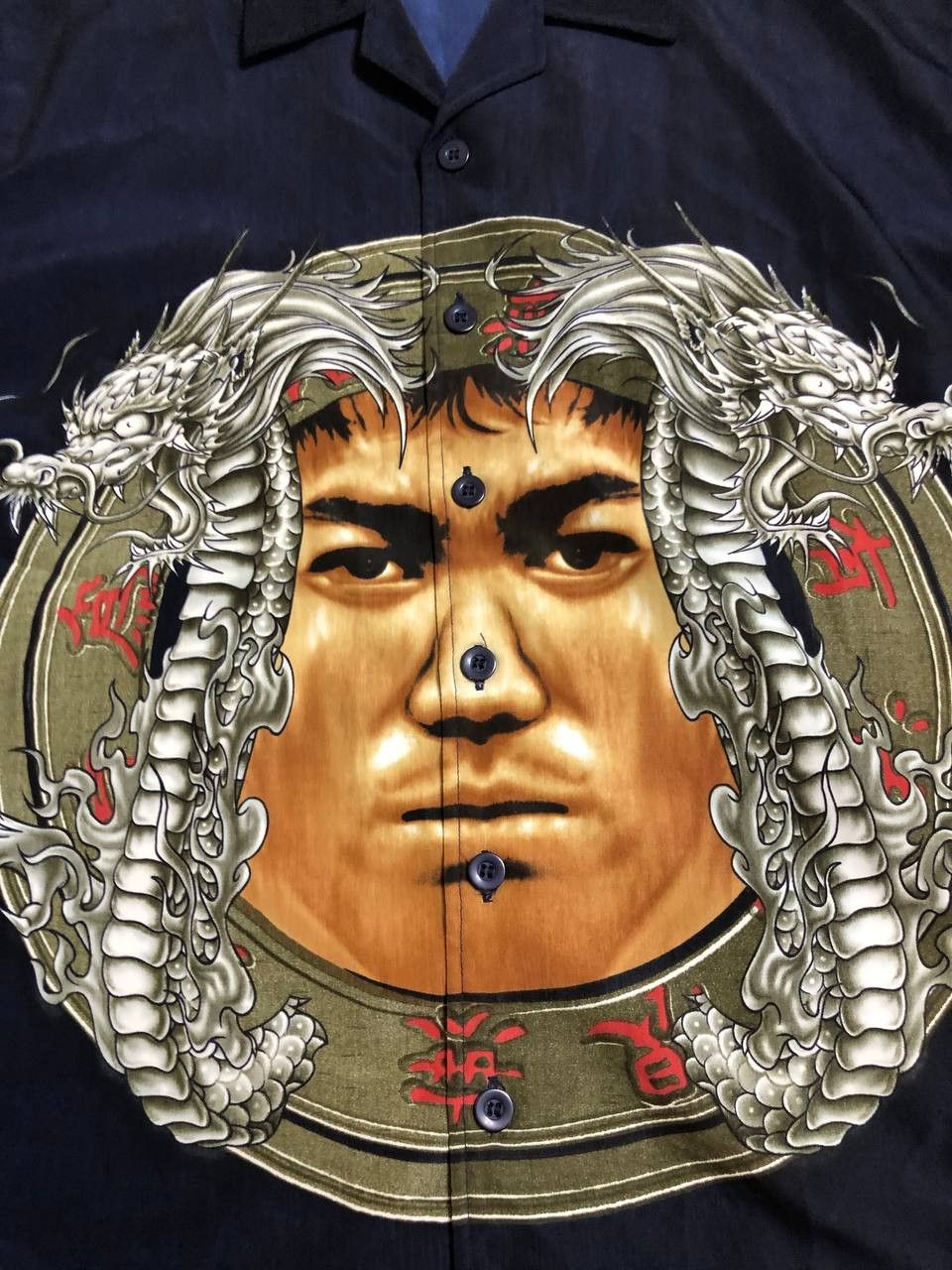 Vintage Men's Dnon Jeans Vintage Dragon Japanese Short Sleeve shirt Size US M / EU 48-50 / 2 - 5 Thumbnail
