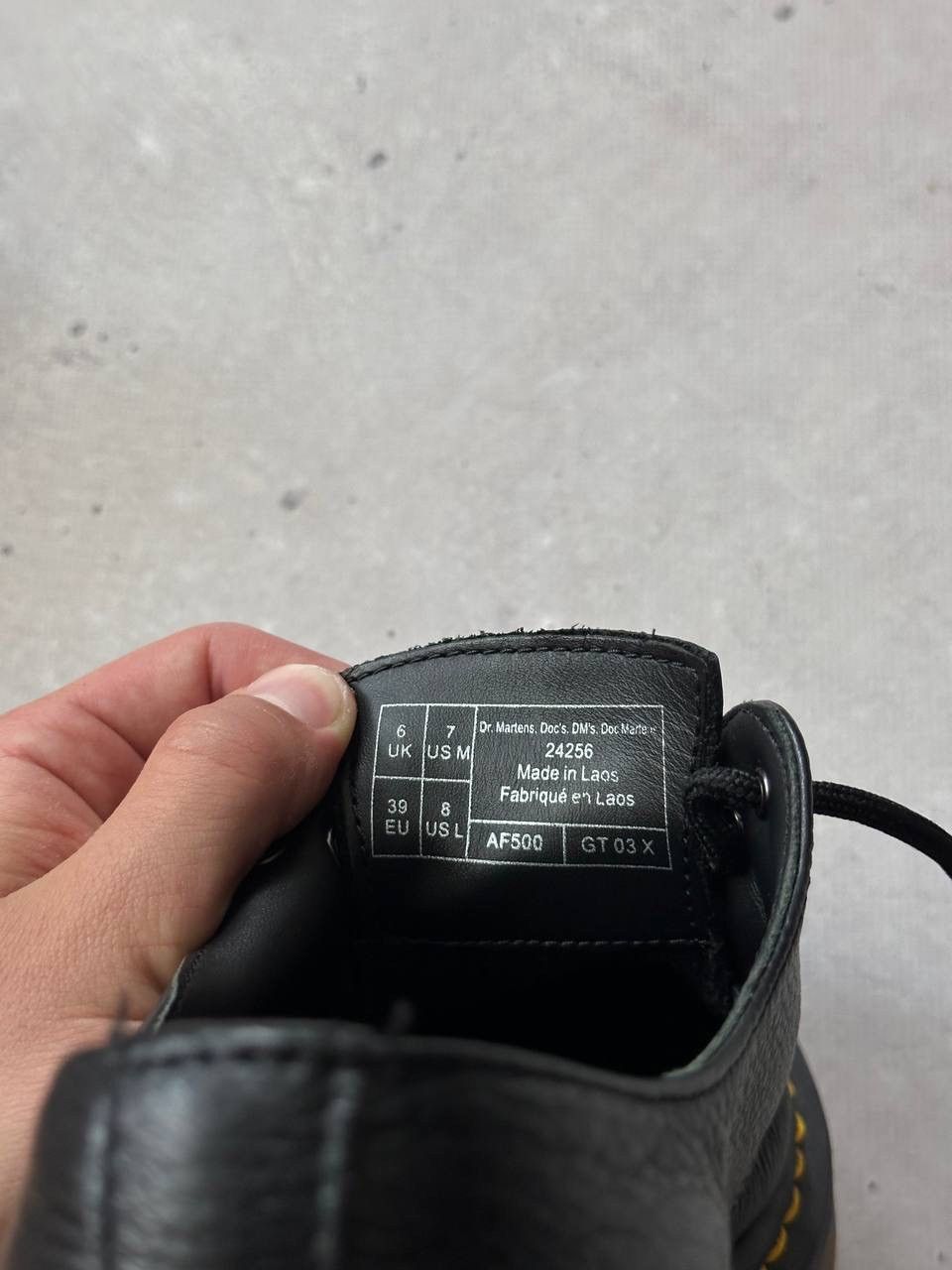 Dr. Martens Dr. Martens 1461 Full Black Boots Size US 8 / IT 38 - 7 Thumbnail