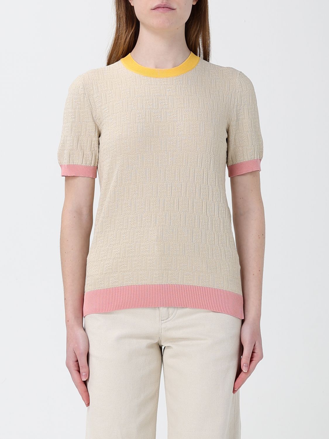 Fendi Fendi Sweater Woman Beige Size M / US 6-8 / IT 42-44 - 1 Thumbnail