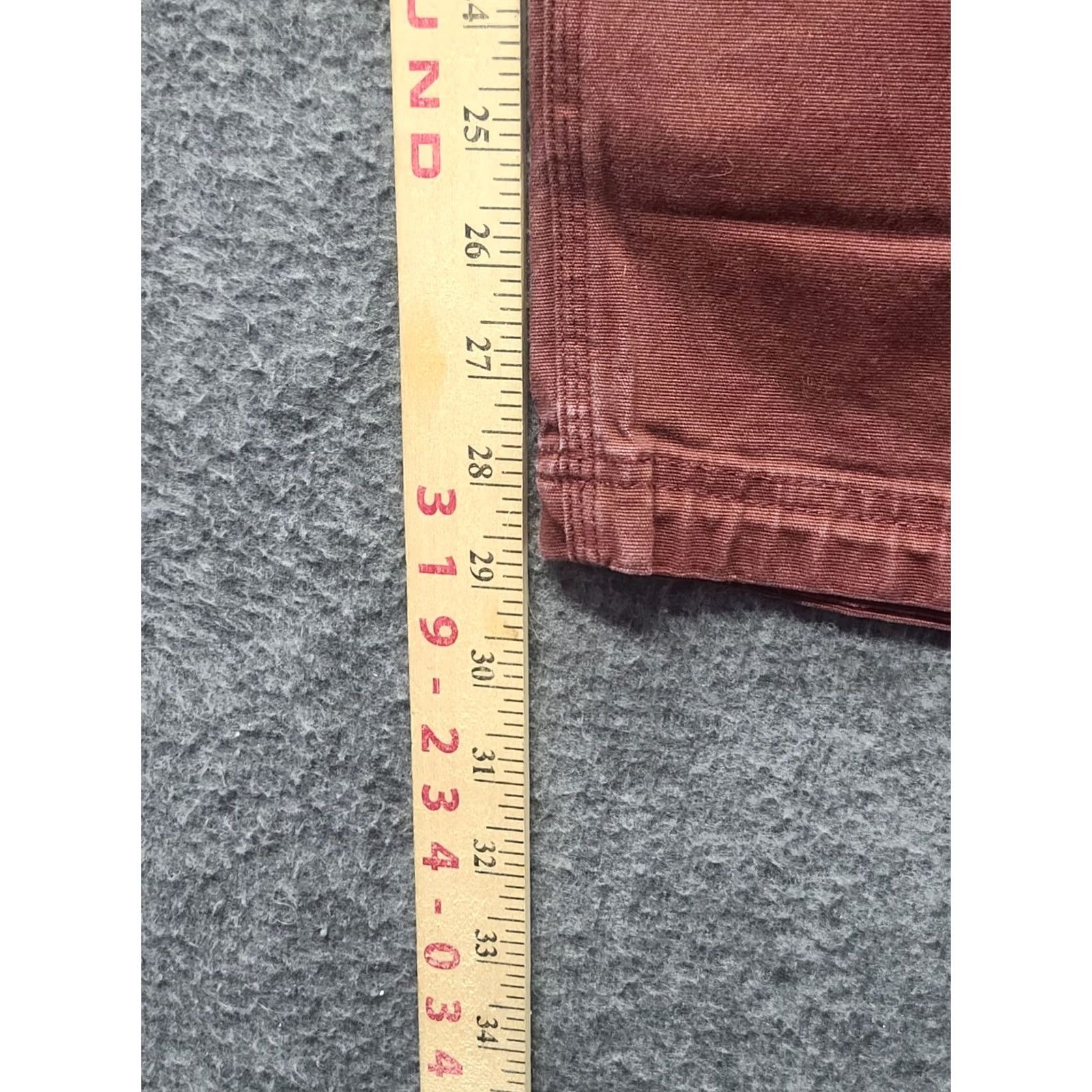 Vintage Duluth Womens Pants 8x29 DuluthFlex Fire Hose Curvesetter Cargo Regular Maroon Cotton Spandex Canvas Cargo Style City Nature Inseam 29 in Size 30" / US 8 / IT 44 - 6 Thumbnail