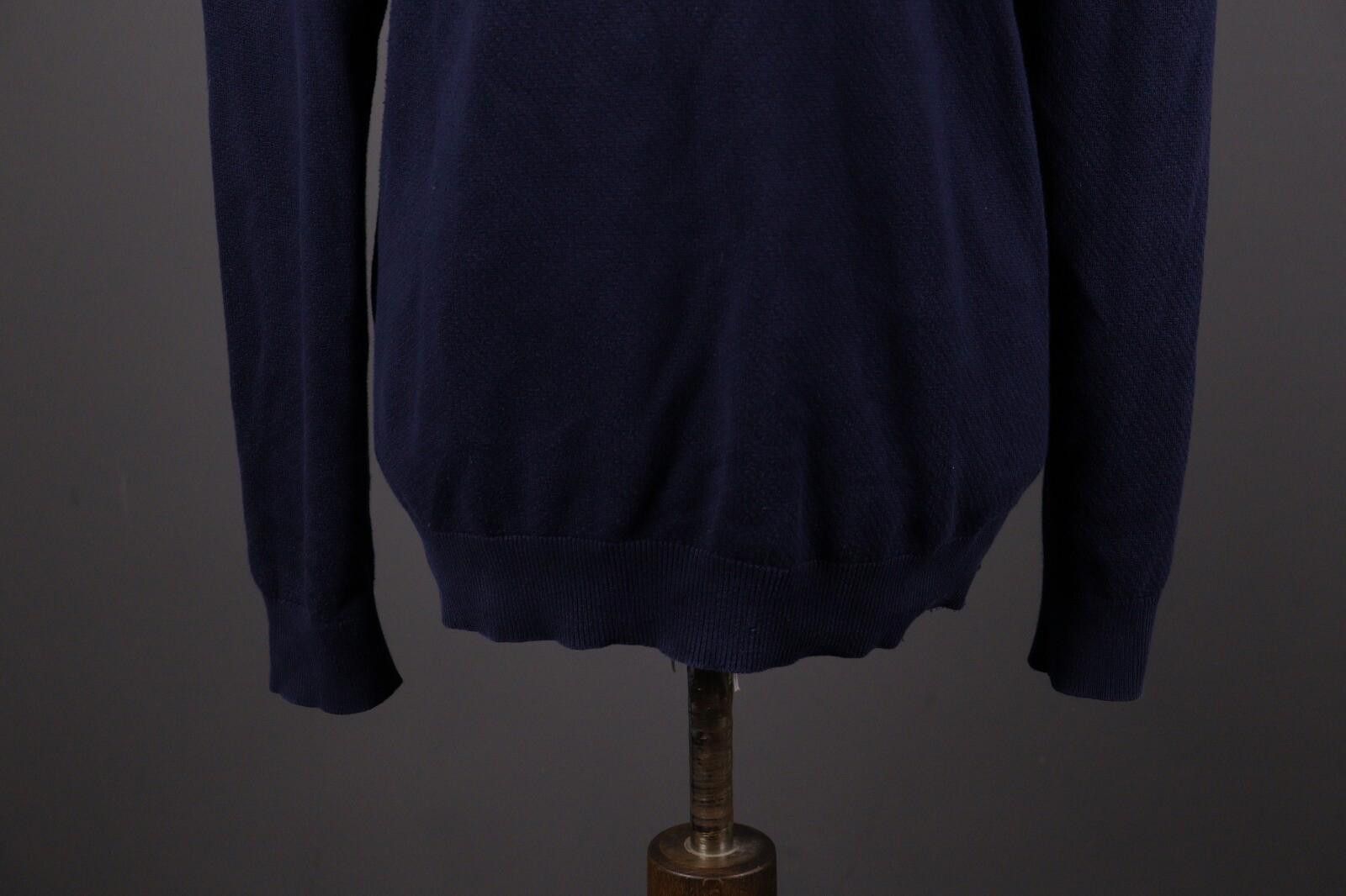 Lacoste Lacoste Blue Cotton Knit Sweater Size FR 6 / US XL Size US XL / EU 56 / 4 - 3 Thumbnail