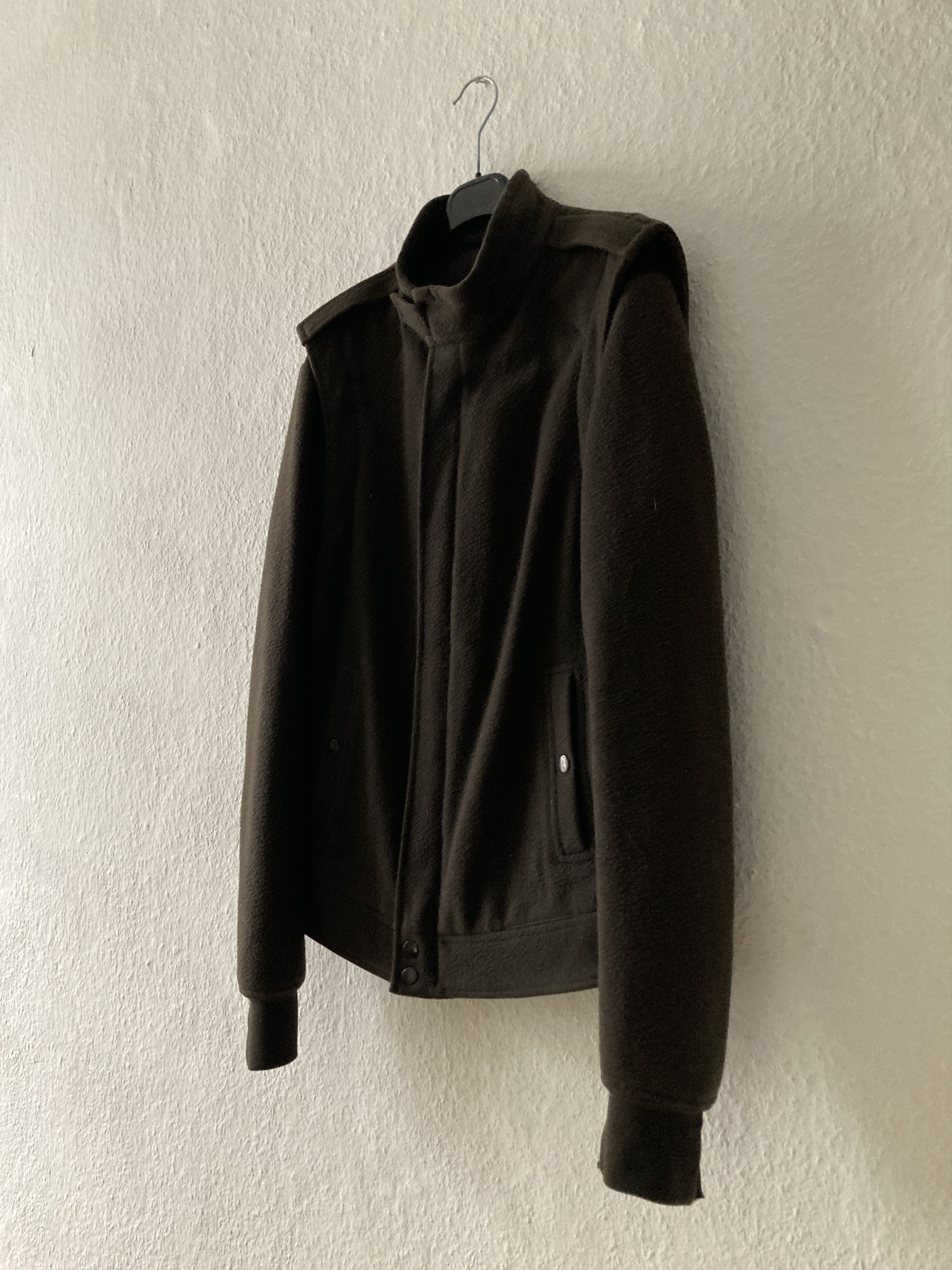 Rick Owens F/W 08 „STAG“ F1 Pilot Brown Wool Jacket Rick Owens L Size US L / EU 52-54 / 3 - 3 Thumbnail