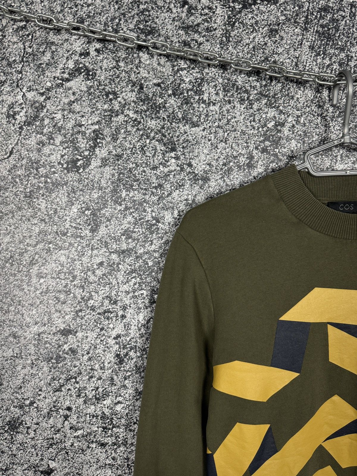 Cos Men’s COS Cotton Crewneck Sweatshirt Luxury Pullover Size M Size US M / EU 48-50 / 2 - 3 Thumbnail