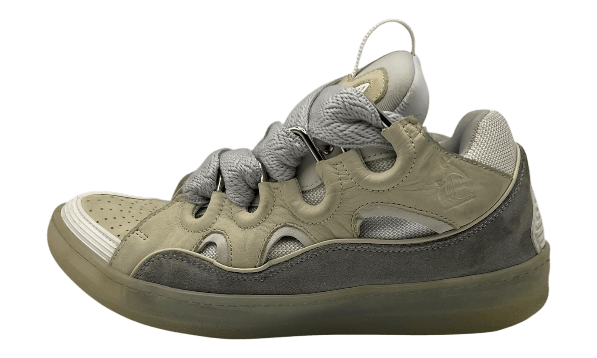 Lanvin Curb Sneaker White Beige (PreOwned) Size US 9 / EU 42 - 1 Thumbnail