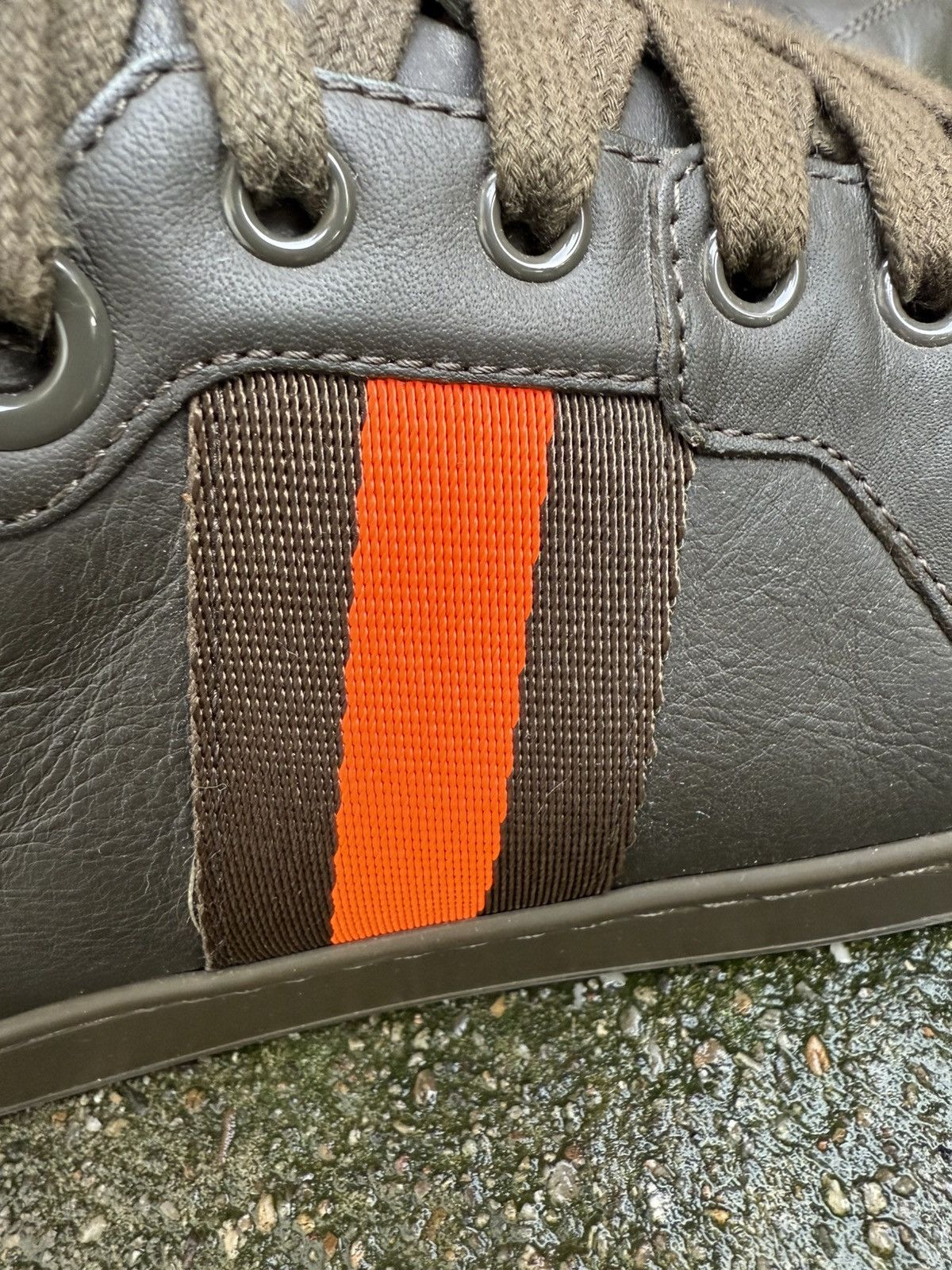 Gucci ✨Gucci✨GG Viaggio Collection High Top Sneaker Leather Orange Size US 9 / EU 42 - 8 Thumbnail
