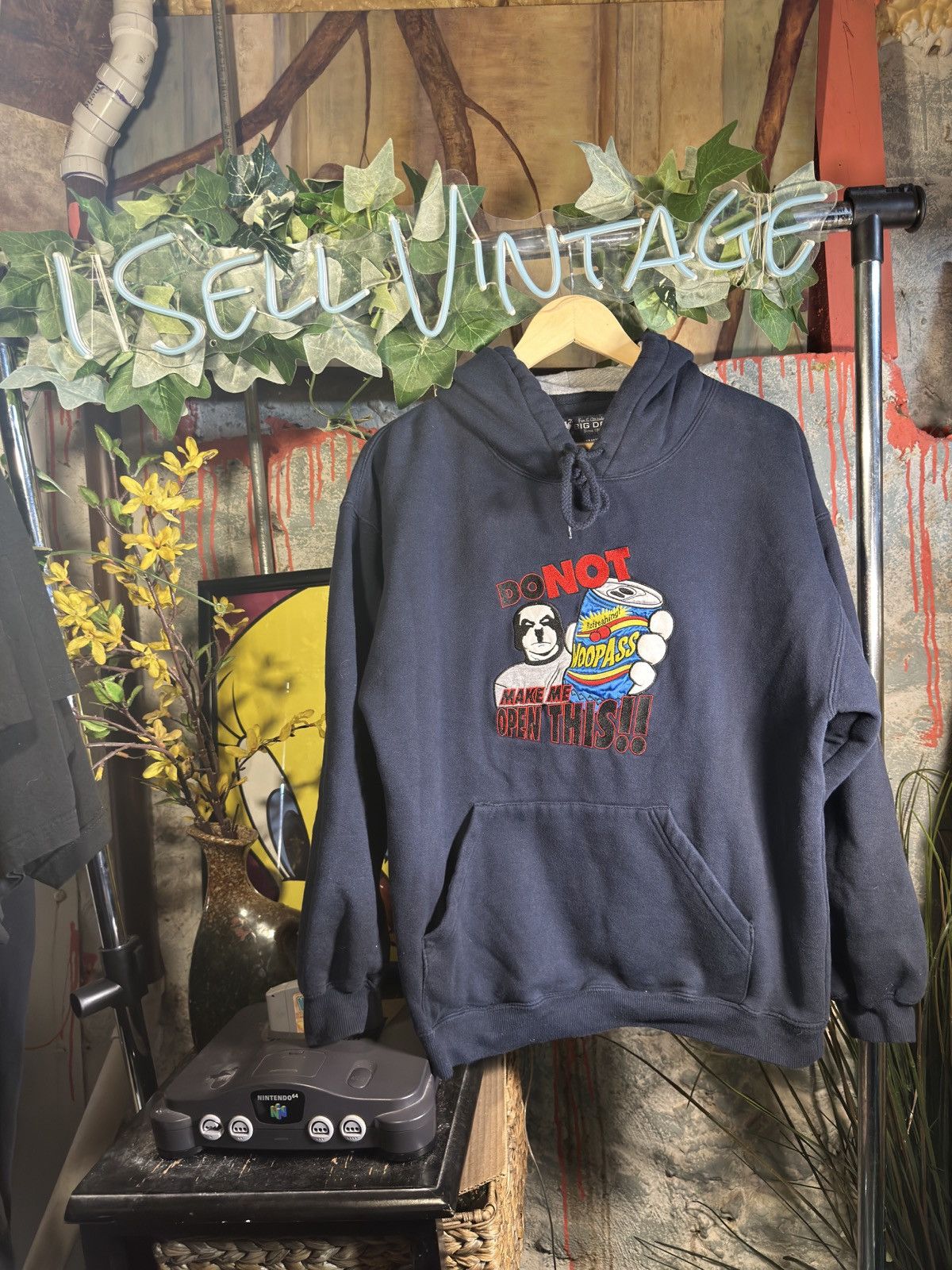 Vintage Big Dogs Stone Cold Do Not Make Me Open This Hoodie