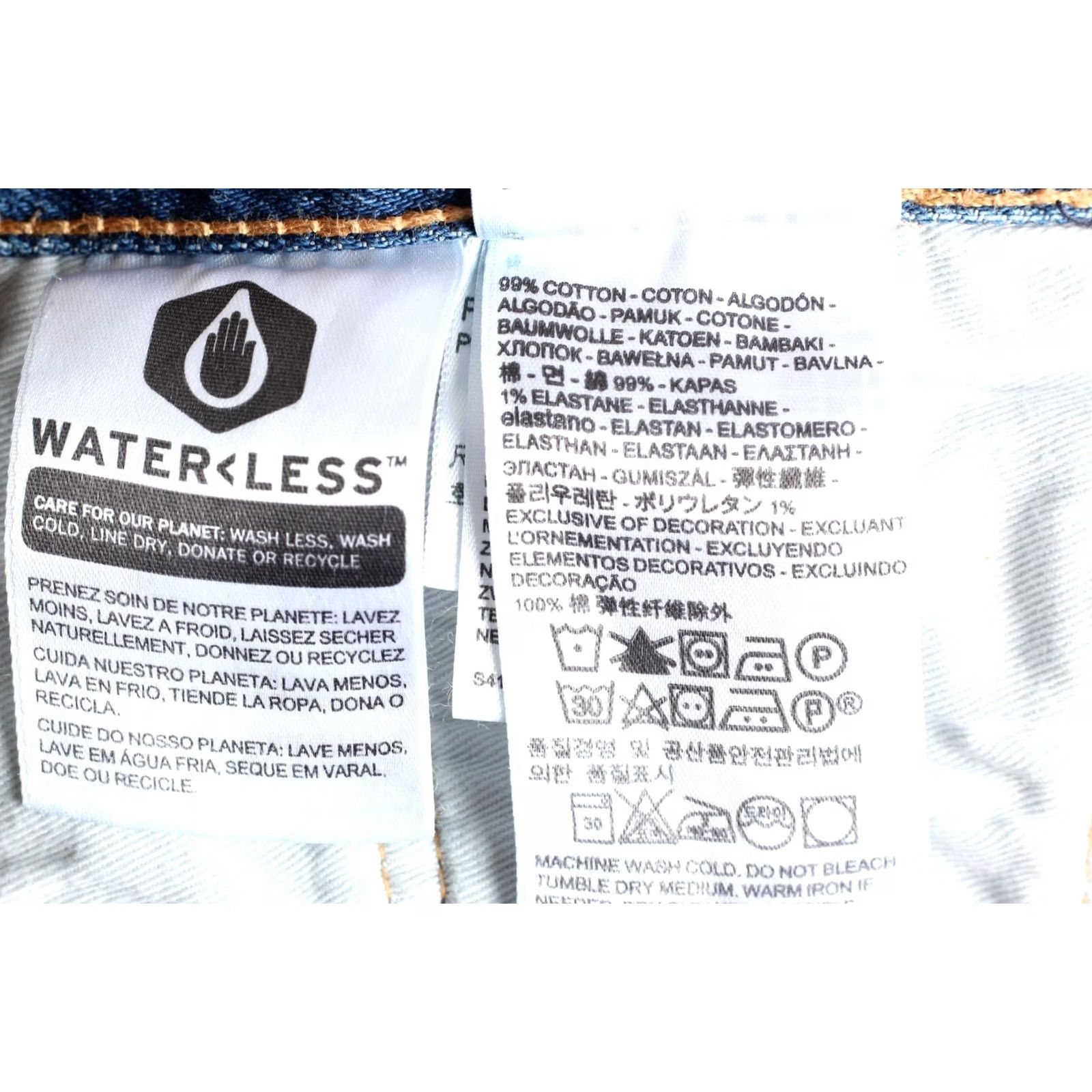 Levi's LEVI’S 501 PREMIUM Big E Jeans Men Size W46 ~L28 Regular Straight Stretch DZ7735 Size US 30 / EU 46 - 7 Thumbnail