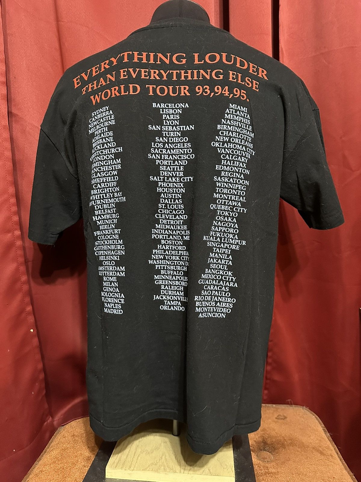 Band Tees × Vintage Vintage Meatloaf Tshirt 90’s Band Tee Concert Tour Grail Size US XL / EU 56 / 4 - 4 Thumbnail