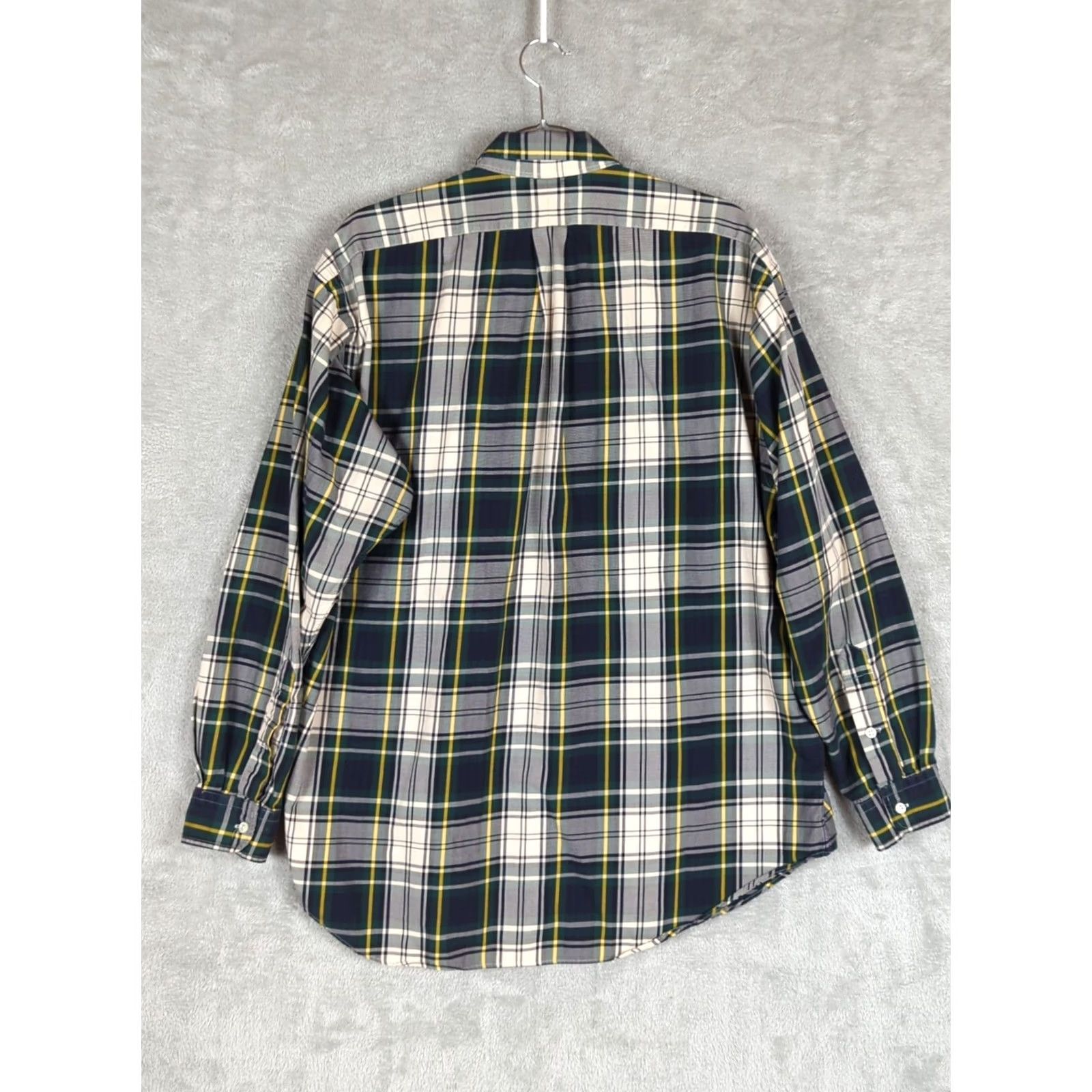 Ralph Lauren Ralph Lauren Blake Shirt Mens Large Green Plaid Long Sleeve Button-Down Collar Pony Logo Blue Pattern Vintage: No Size US L / EU 52-54 / 3 - 2 Thumbnail